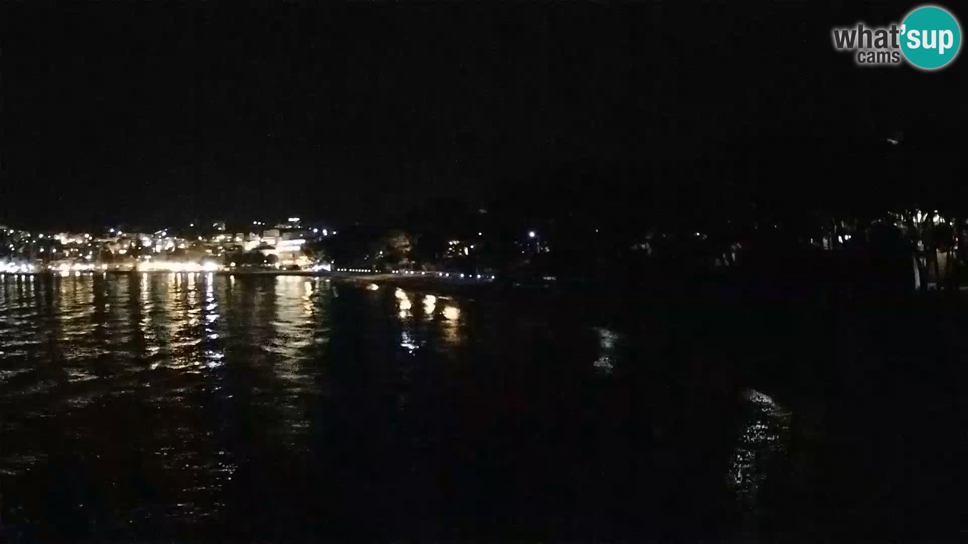Spletna kamera – Baška Voda – Borik, pogled na plažo Nikolina