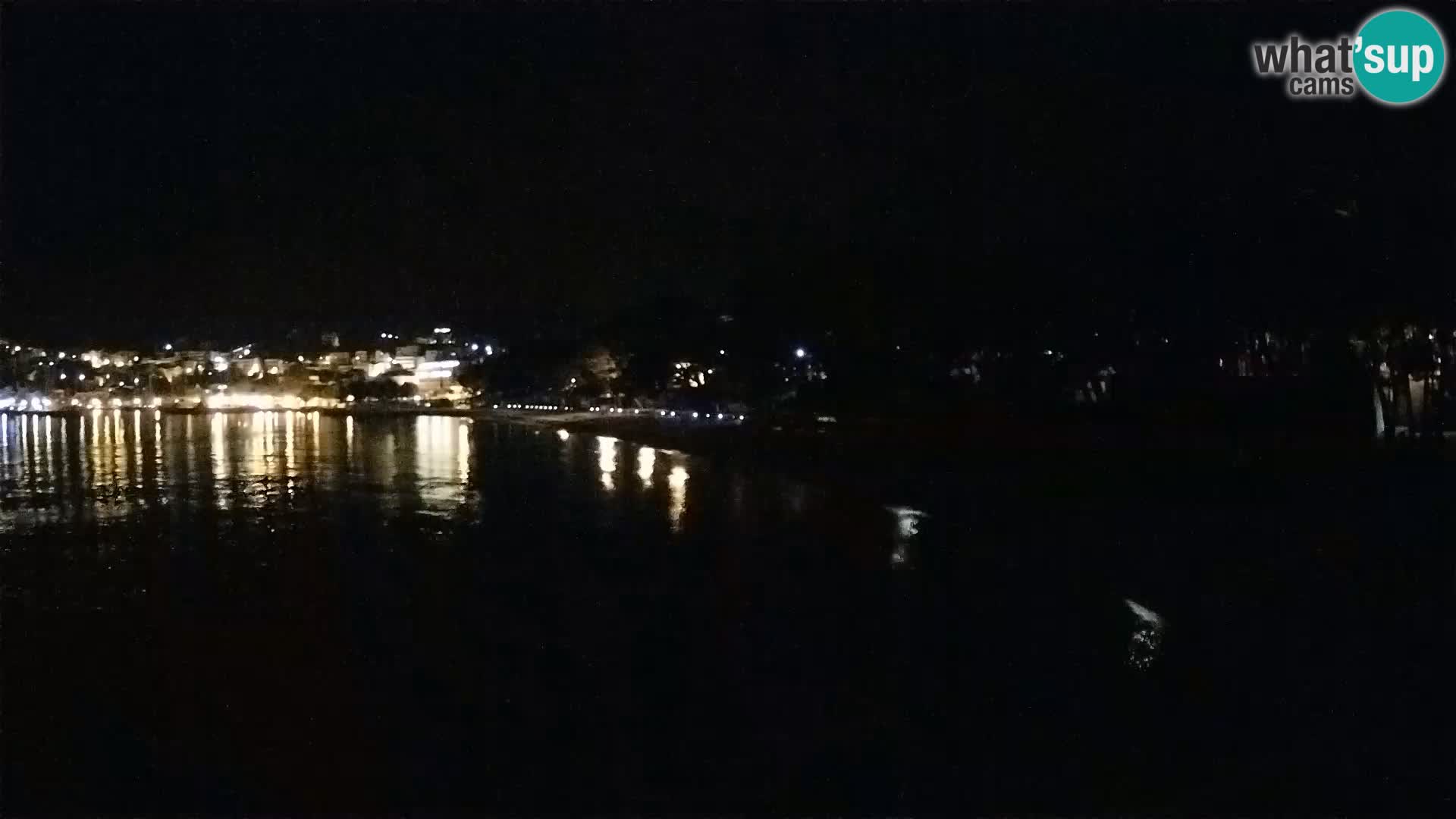 Spletna kamera – Baška Voda – Borik, pogled na plažo Nikolina