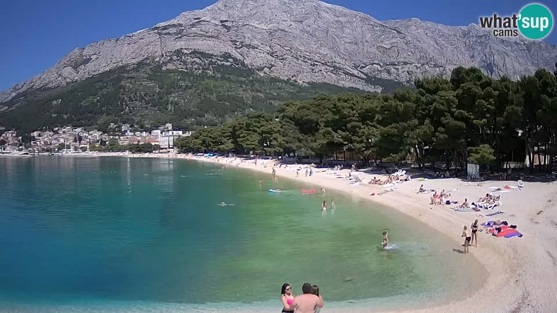 Webcam Live –  Baška Voda – Borik, Nikolina beach