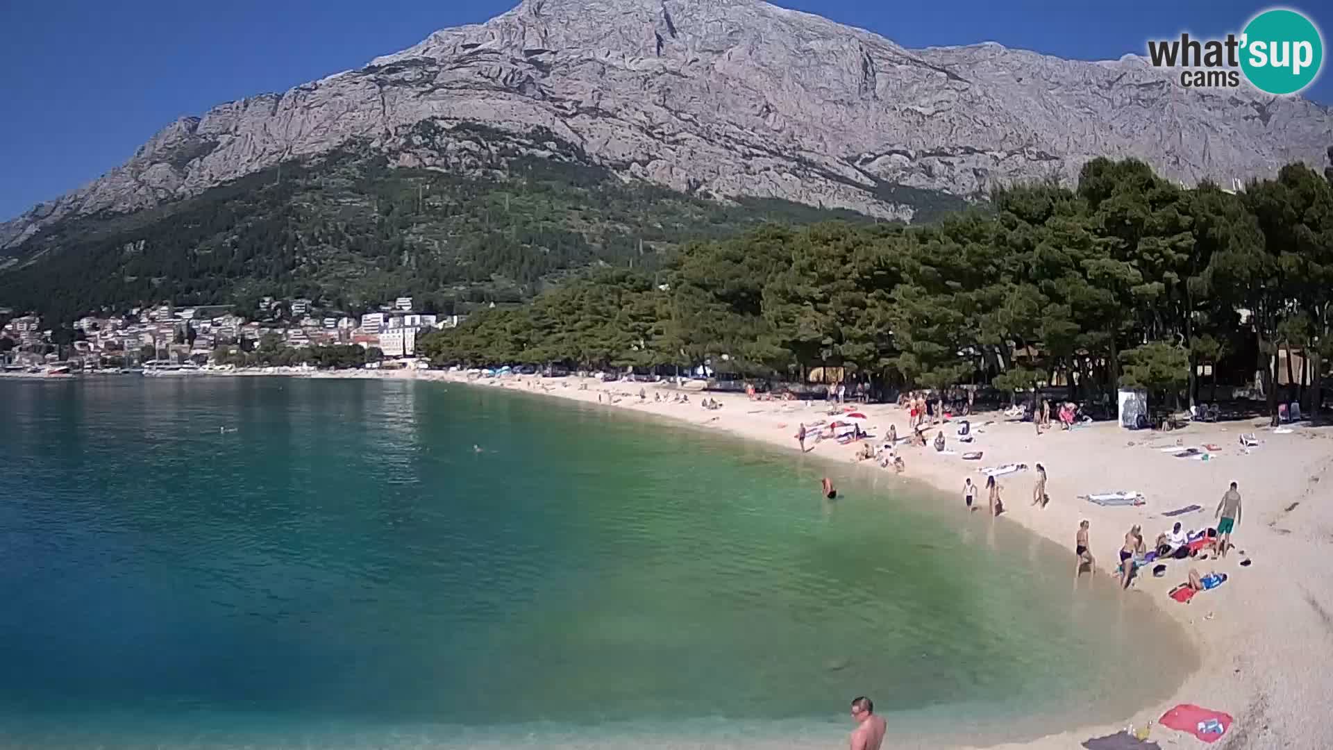 Webcam Live –  Baška Voda – Borik, Nikolina beach