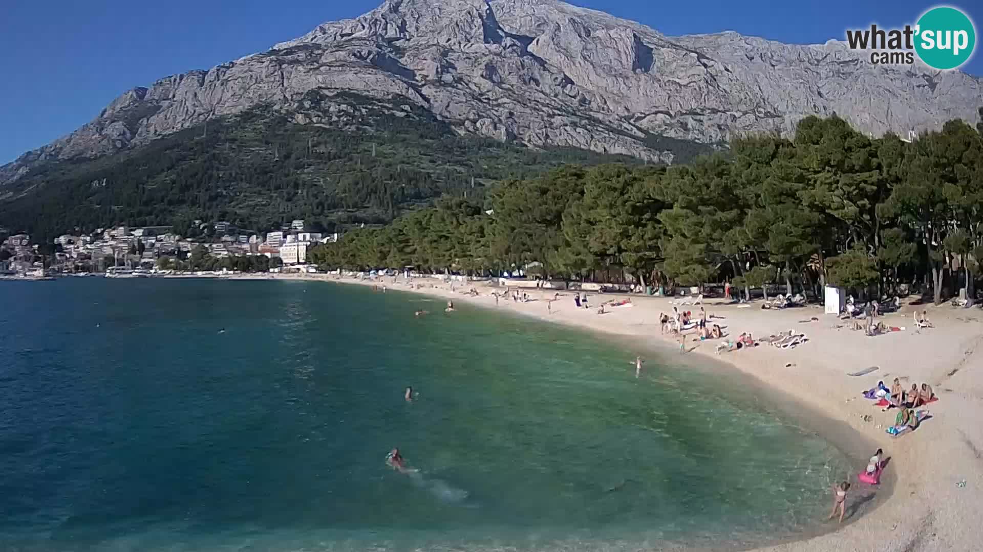 Webcam Live –  Baška Voda – Borik, Nikolina beach