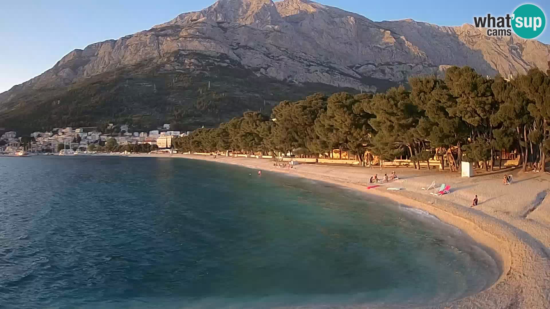Webcam Live –  Baška Voda – Borik, Nikolina beach