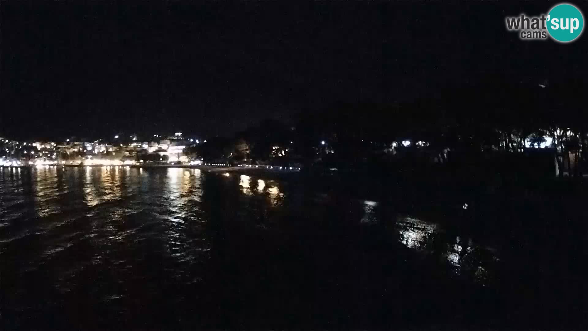 Webcam Baška Voda – Borik, plage Nikolina
