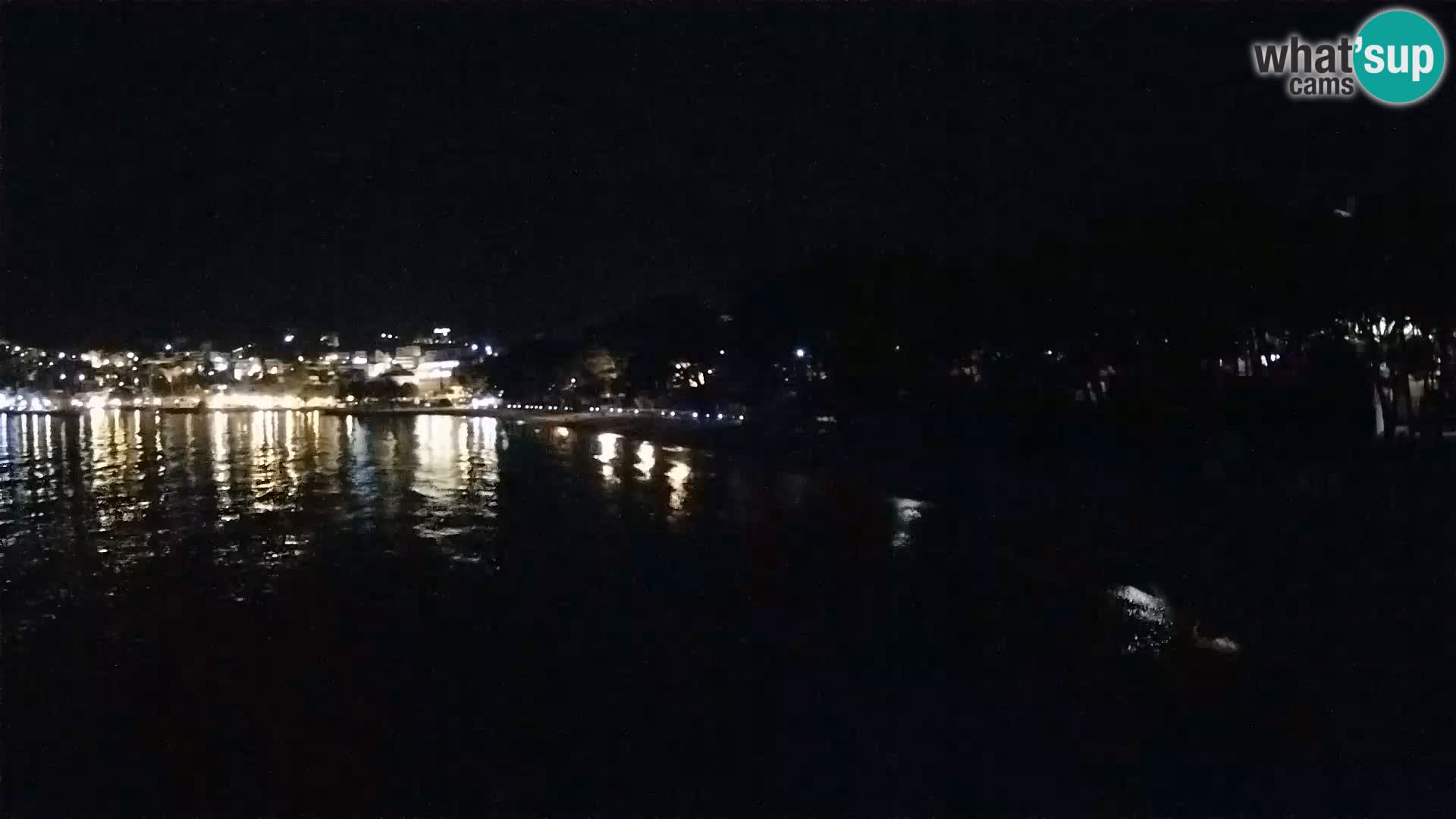 Spletna kamera – Baška Voda – Borik, pogled na plažo Nikolina