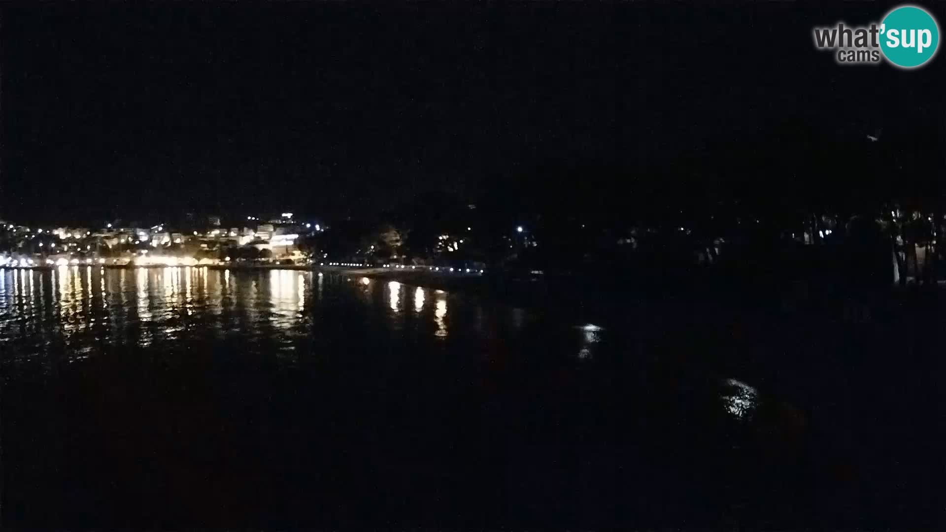 Webcam Live – Baška Voda – Borik, spiaggia Nikolina