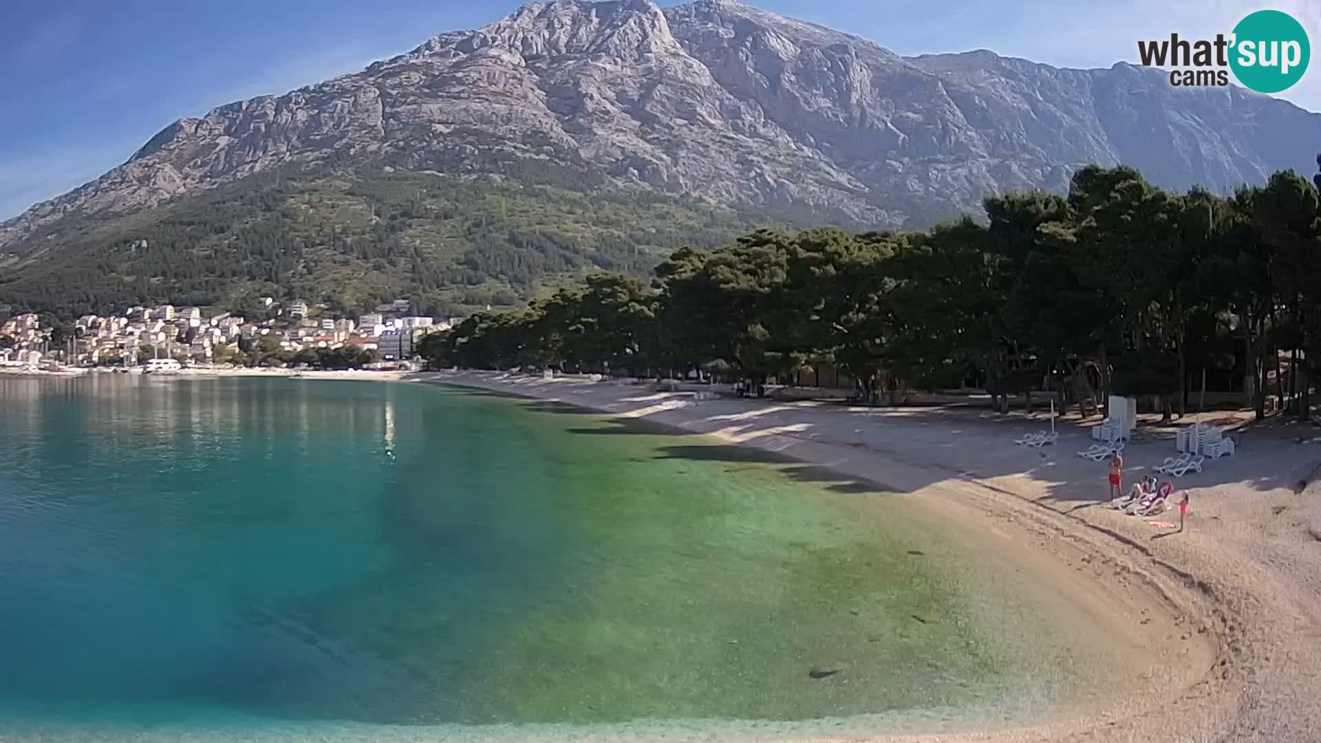 Webcam Live –  Baška Voda – Borik, Nikolina beach