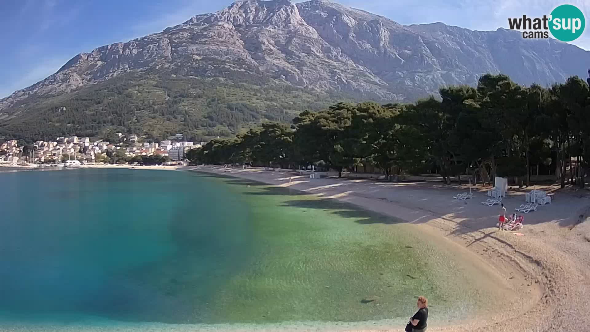 Webcam Live –  Baška Voda – Borik, Nikolina beach