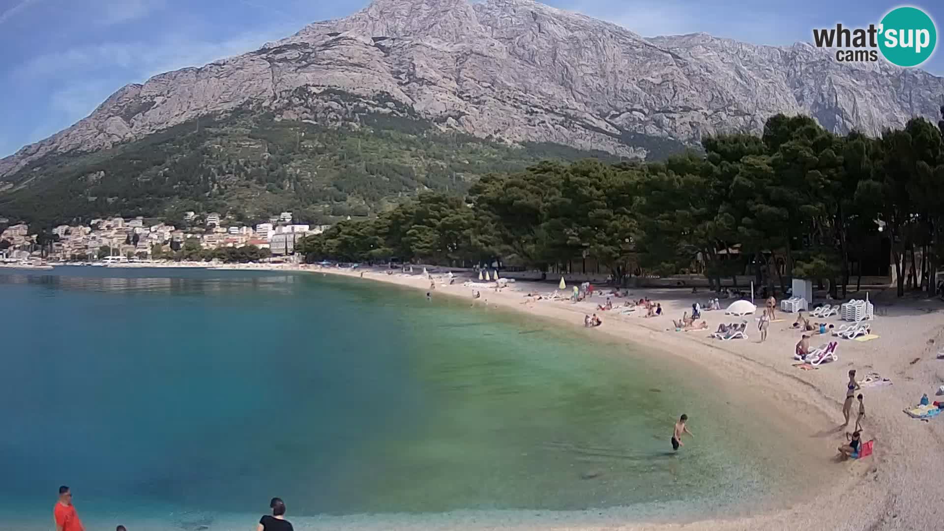 Webcam Baška Voda – Borik, Nikolina Strand