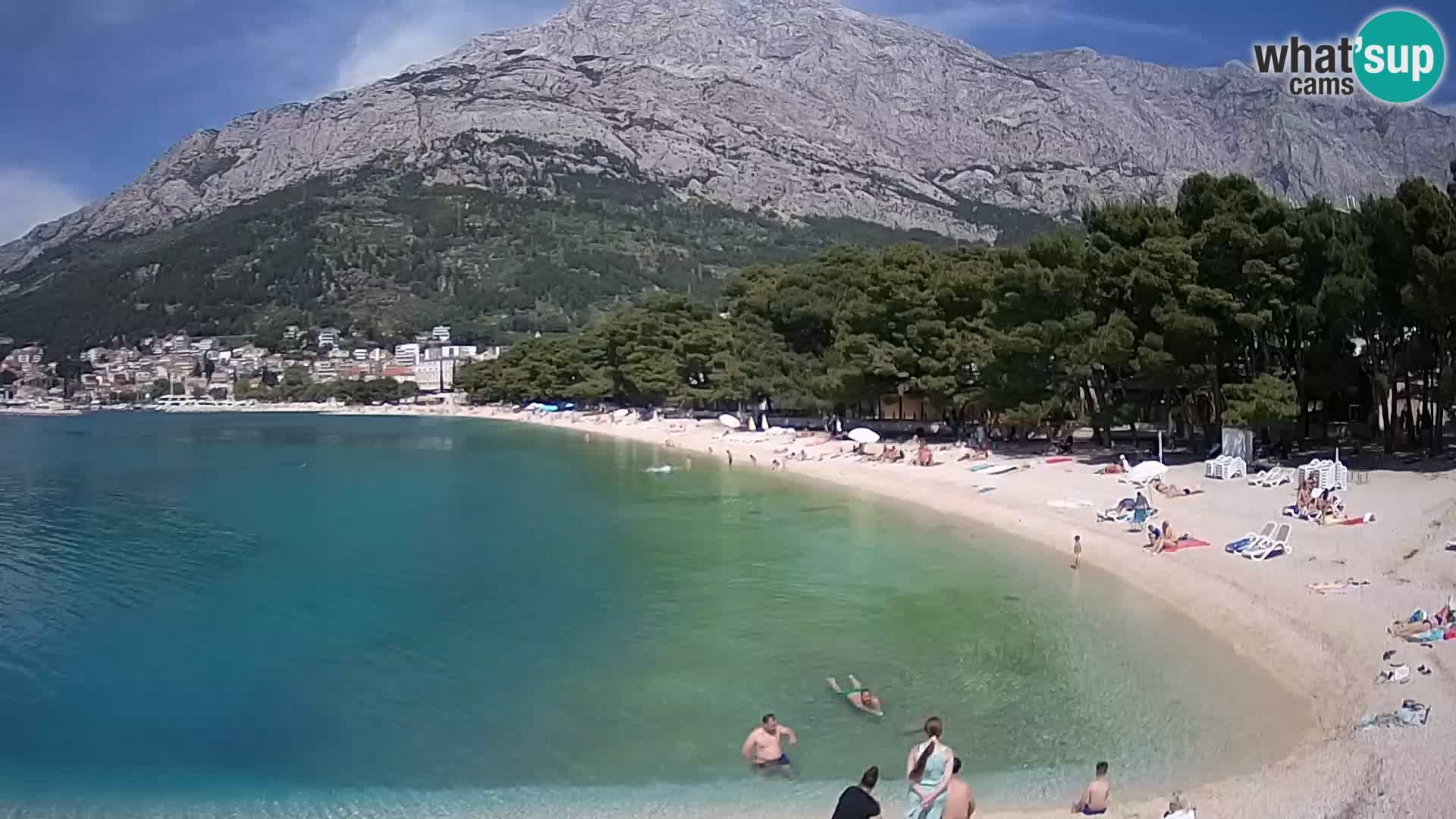 Webcam Live –  Baška Voda – Borik, Nikolina beach