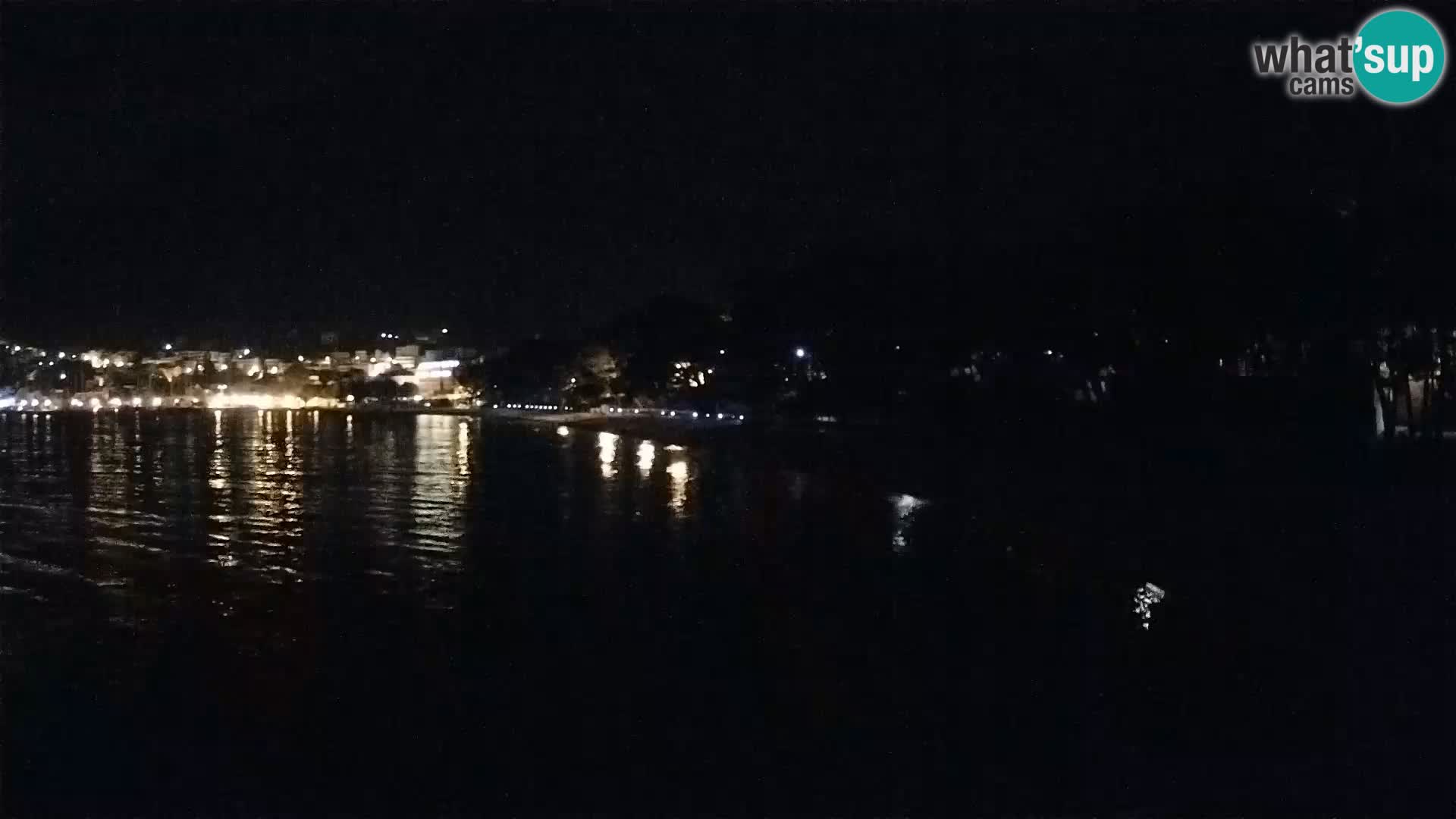 Webcam Live – Baška Voda – Borik, spiaggia Nikolina