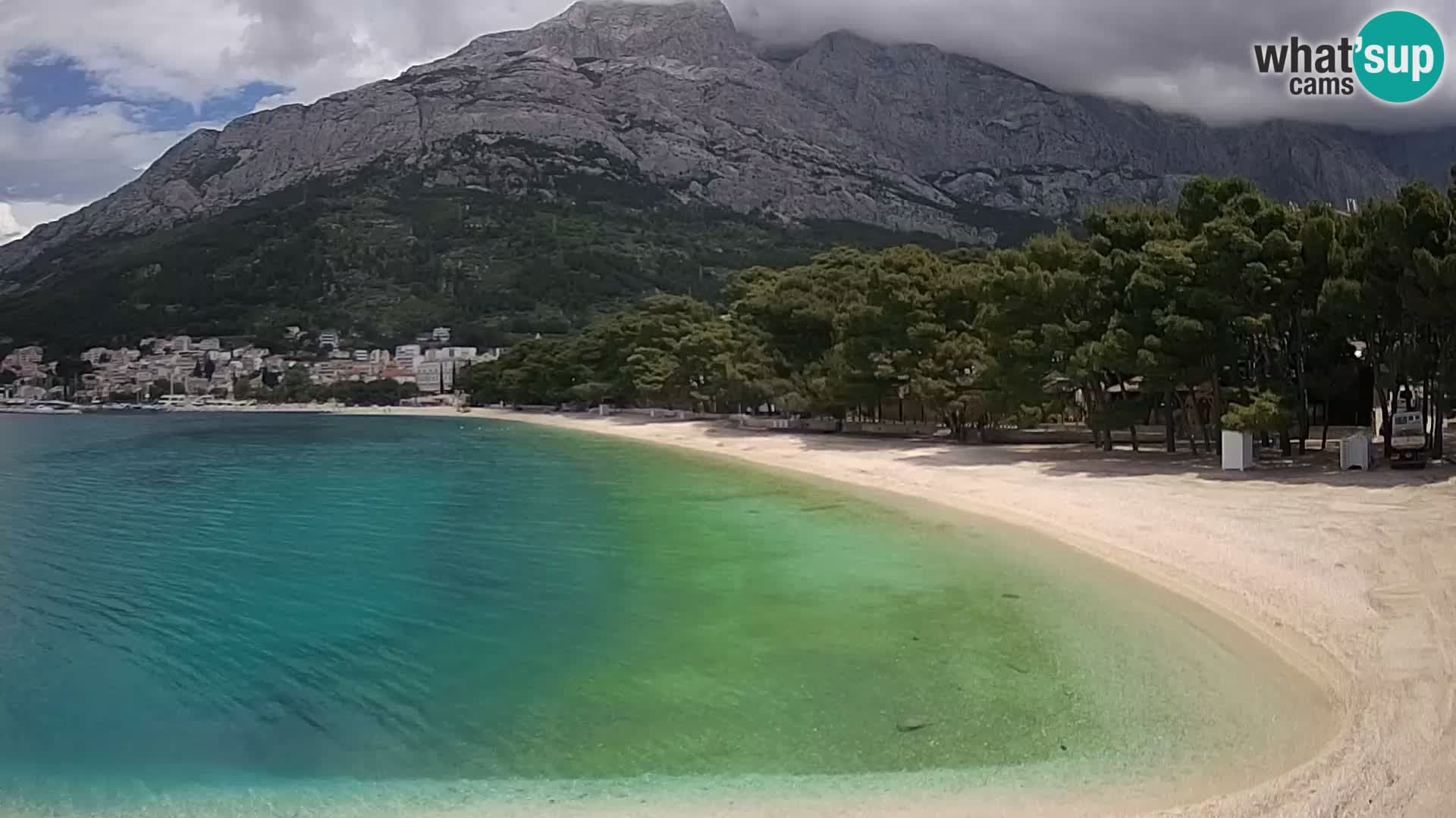 Webcam Live –  Baška Voda – Borik, Nikolina beach