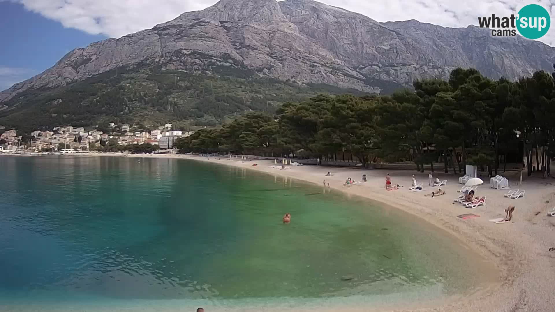 Webcam Baška Voda – Borik, Nikolina Strand