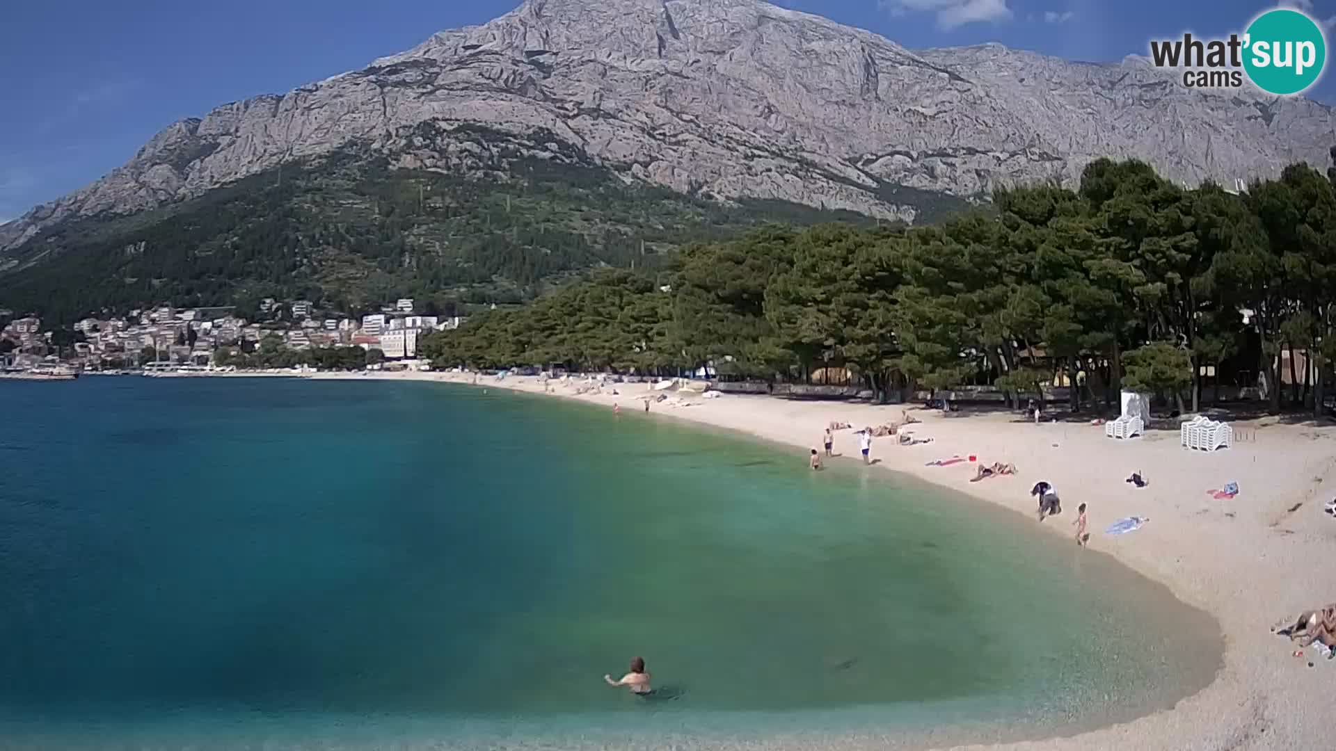 Webcam Baška Voda – Borik, Nikolina Strand
