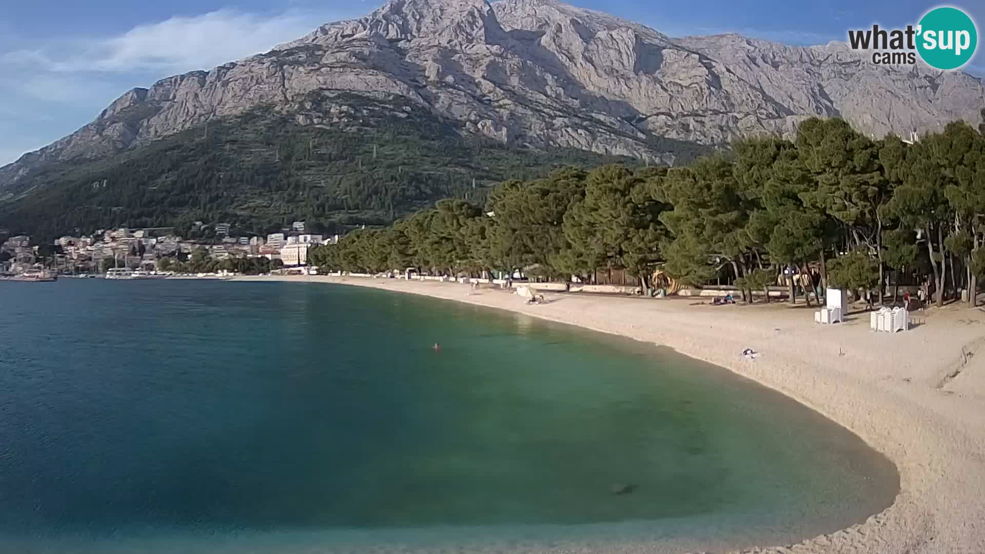 Webcam Baška Voda – Borik, Nikolina Strand