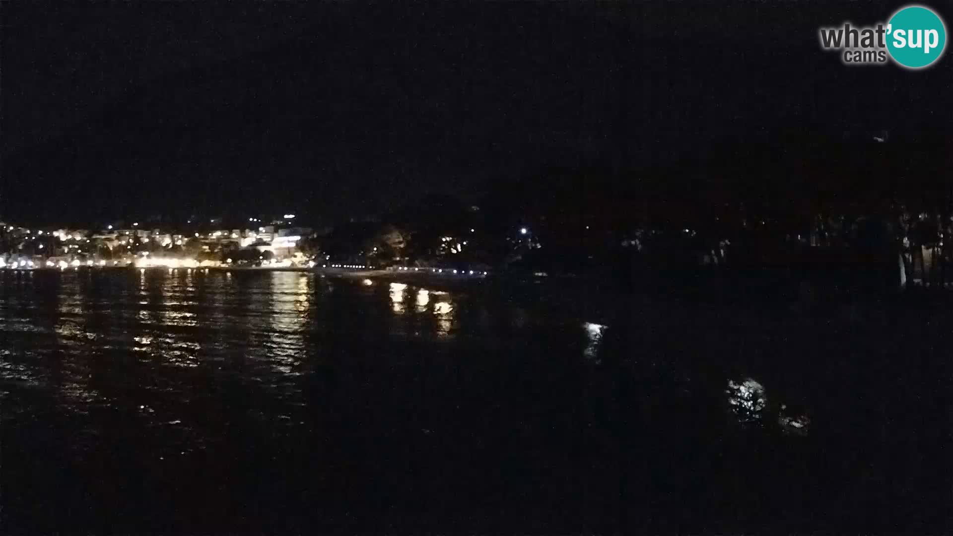 Webcam Live – Baška Voda – Borik, spiaggia Nikolina