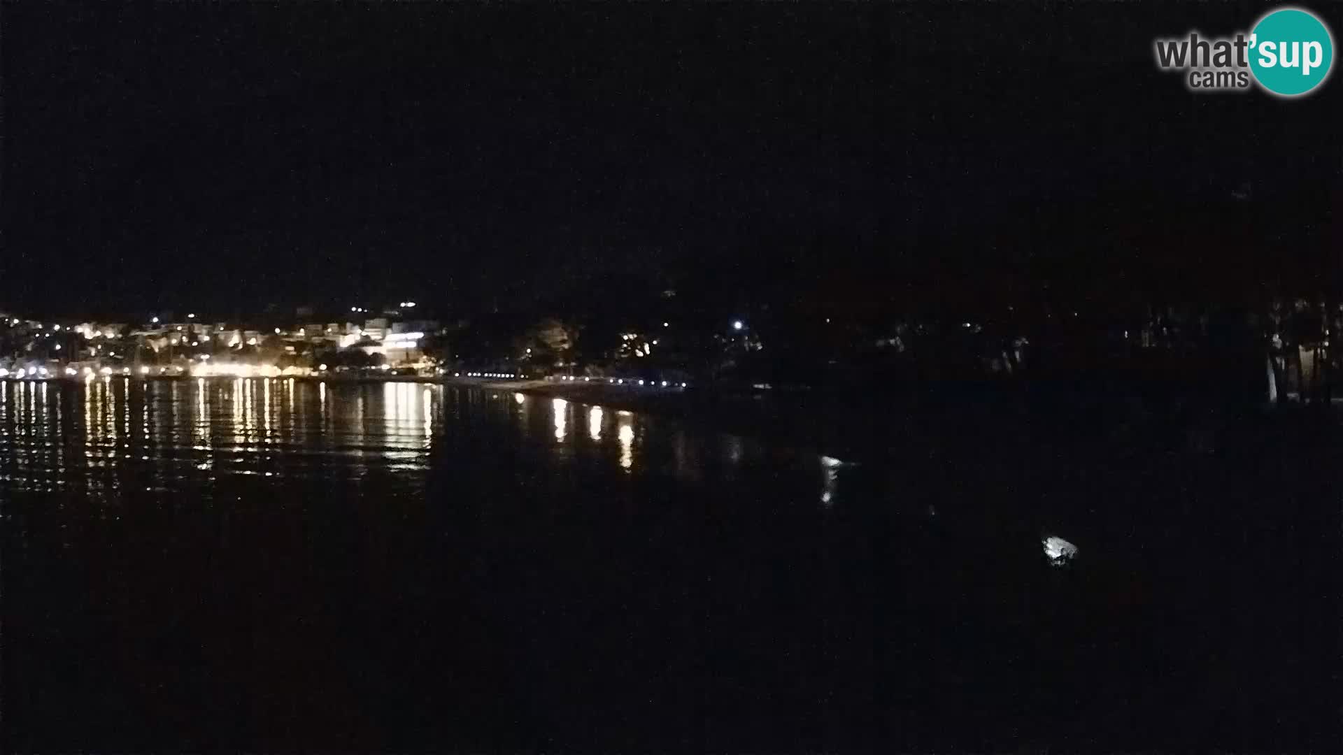 Webcam Live – Baška Voda – Borik, spiaggia Nikolina