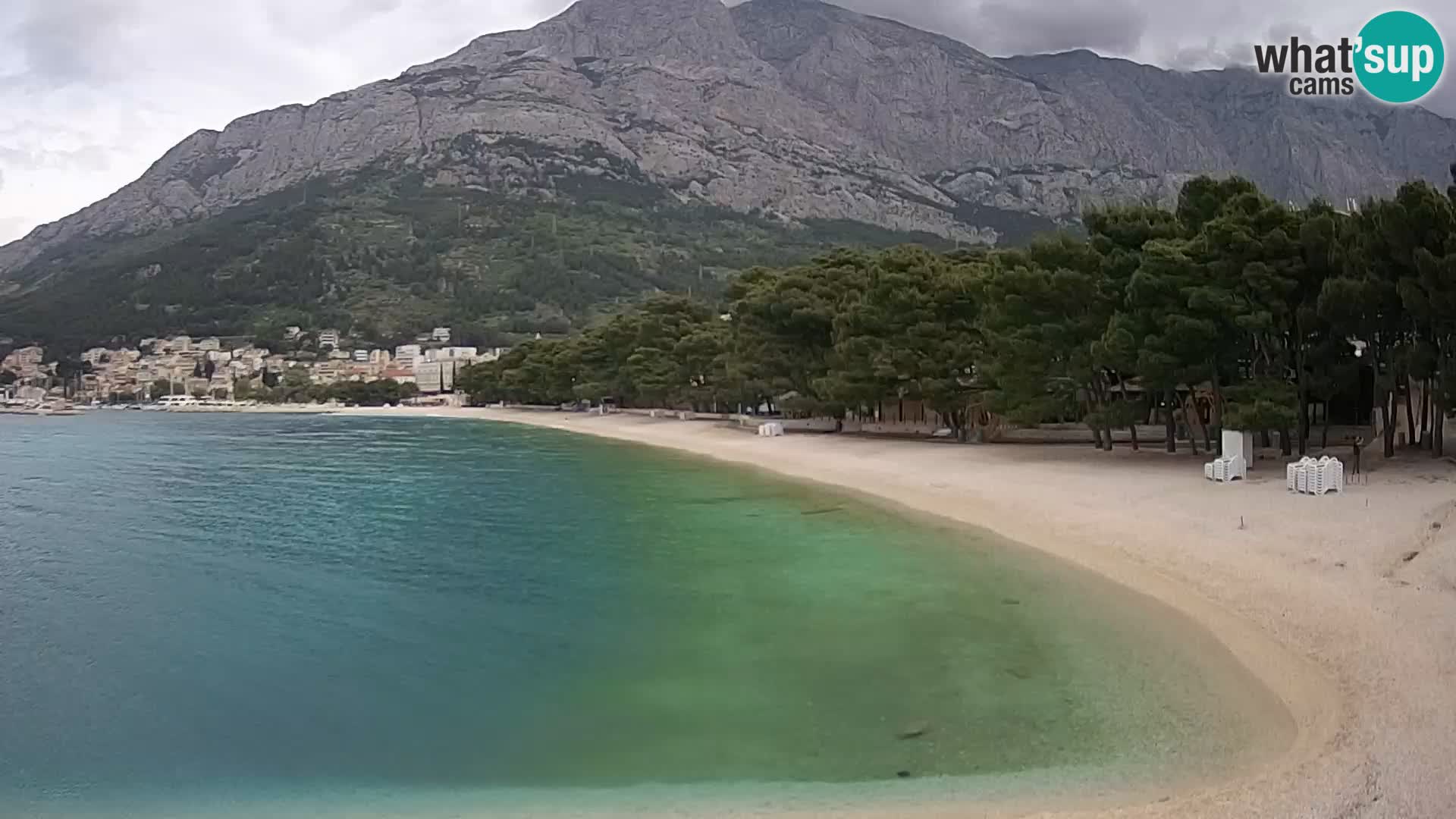 Webcam Live –  Baška Voda – Borik, Nikolina beach