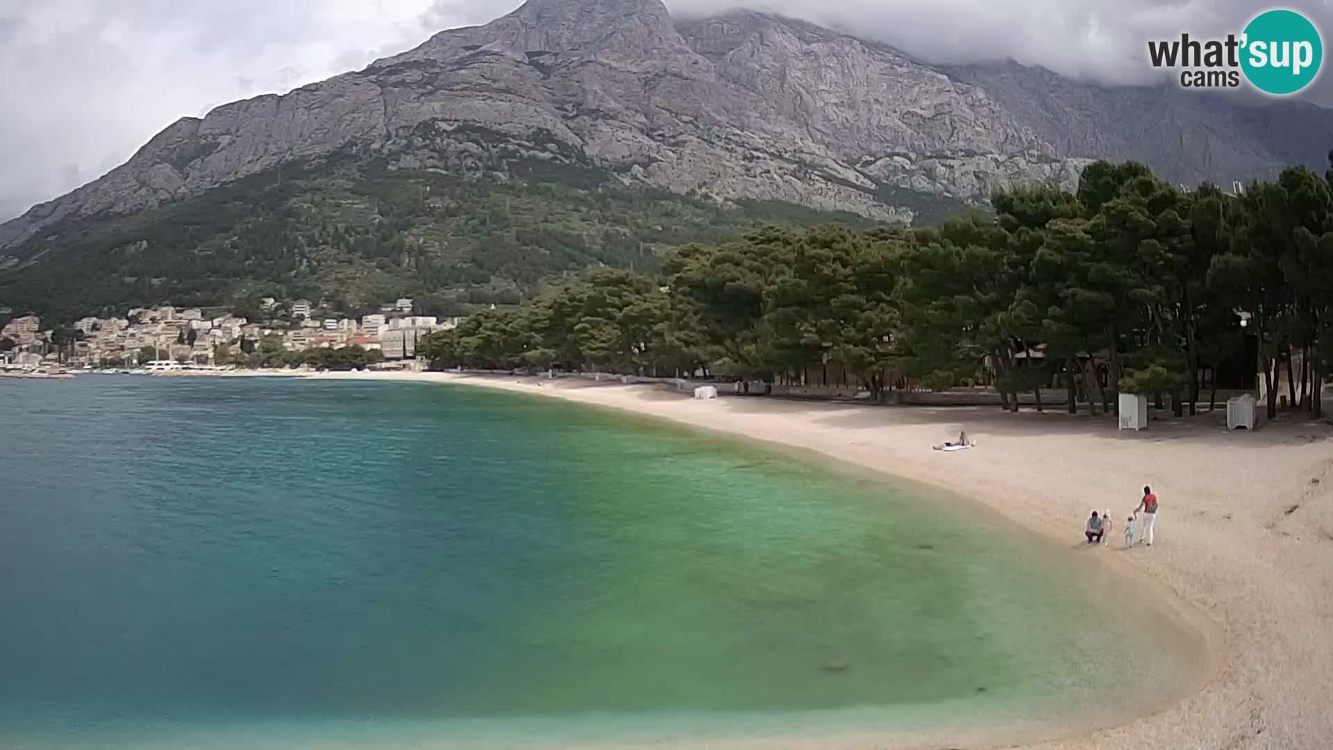 Webcam Live –  Baška Voda – Borik, Nikolina beach