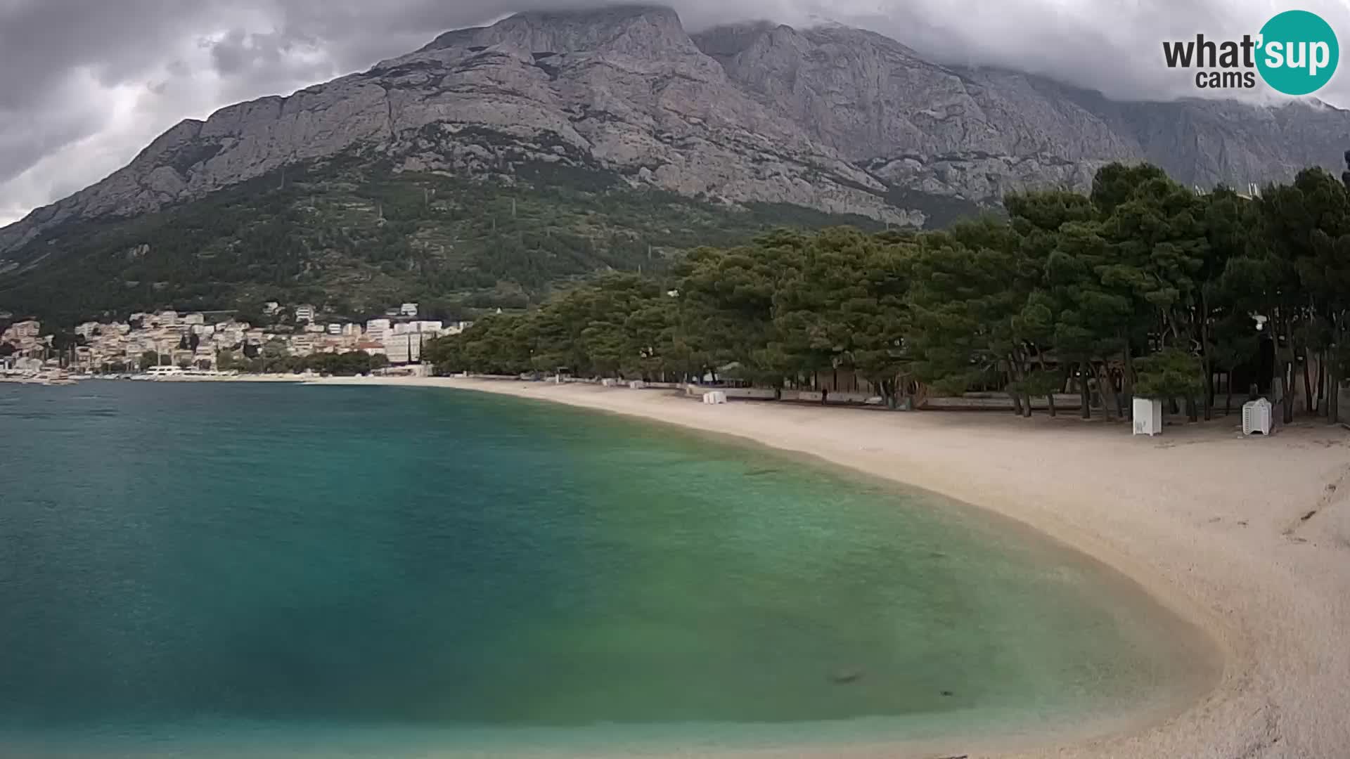 Webcam Baška Voda – Borik, Nikolina Strand