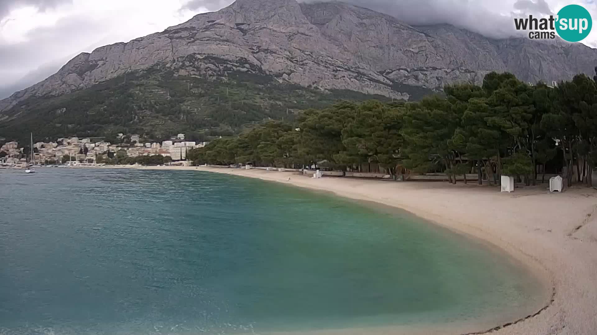 Webcam Live –  Baška Voda – Borik, Nikolina beach