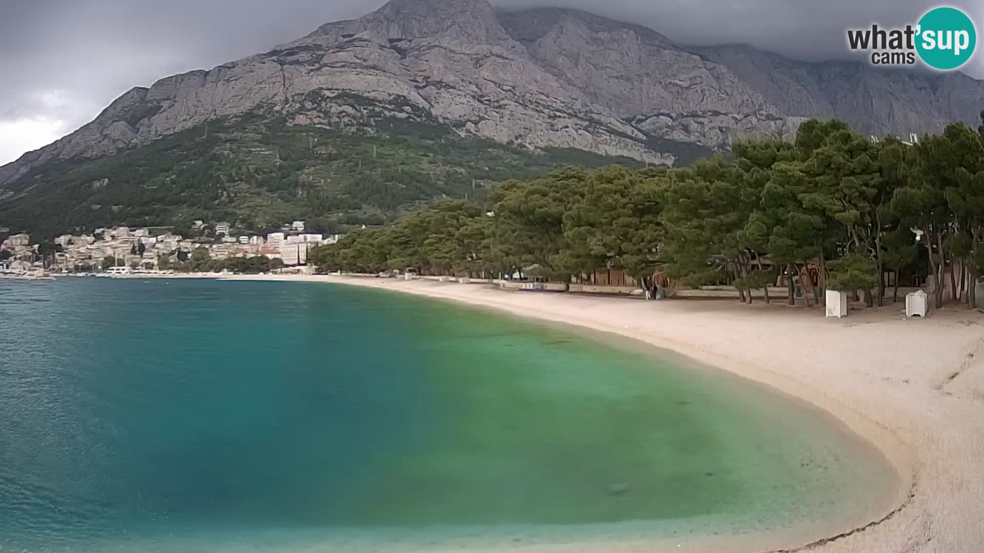 Webcam Live –  Baška Voda – Borik, Nikolina beach