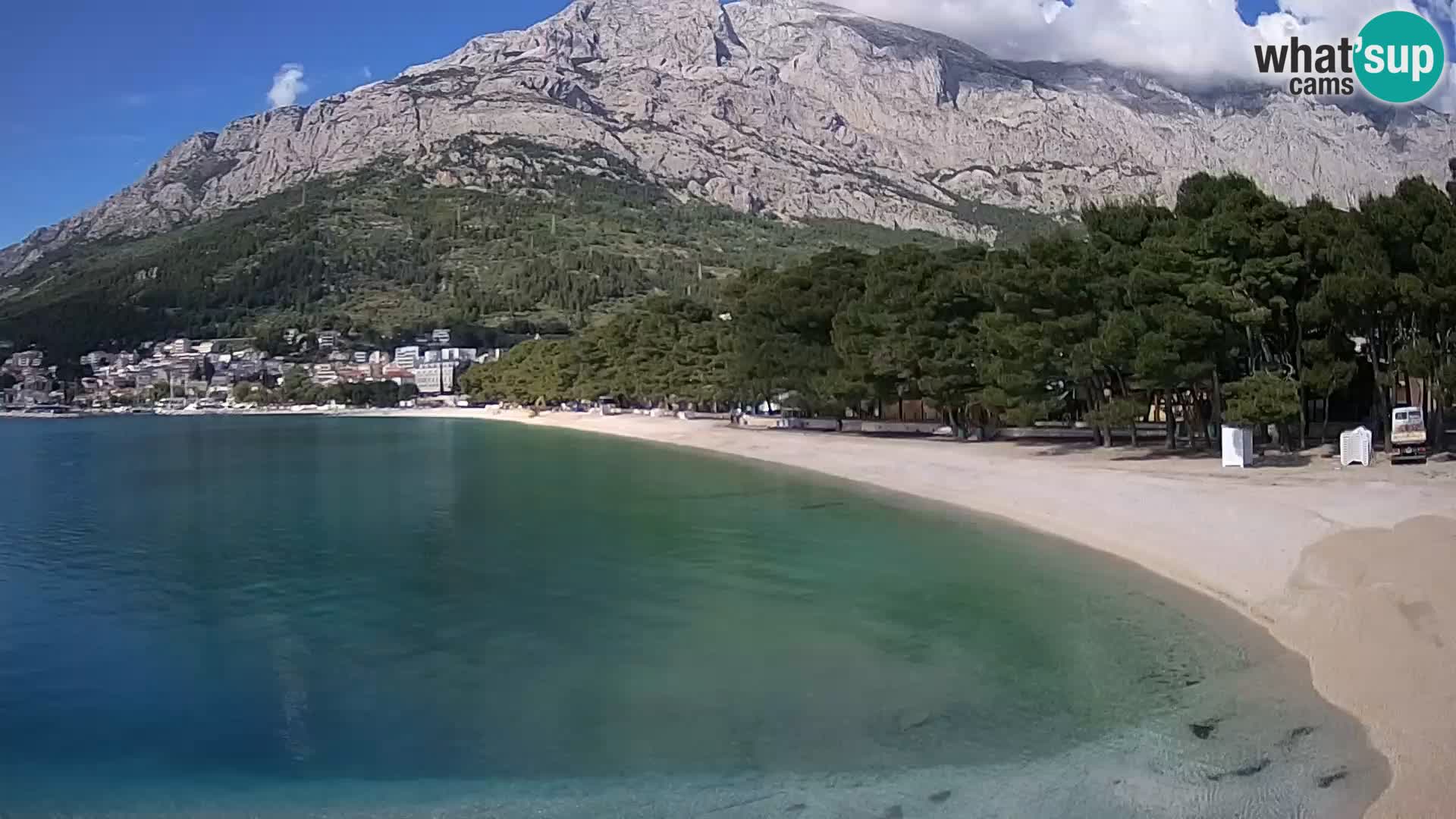 Webcam Live –  Baška Voda – Borik, Nikolina beach