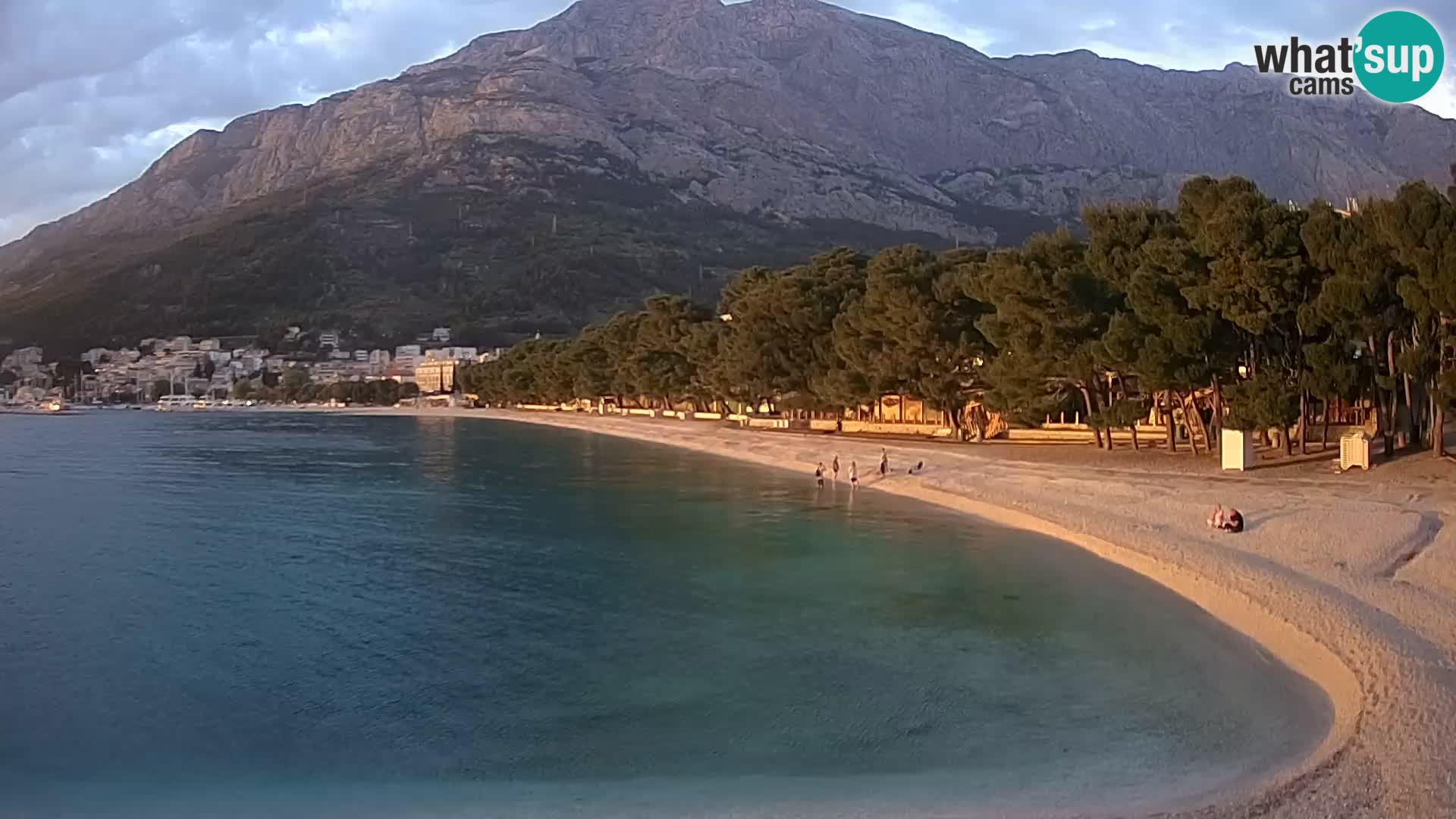 Webcam Baška Voda – Borik, plage Nikolina