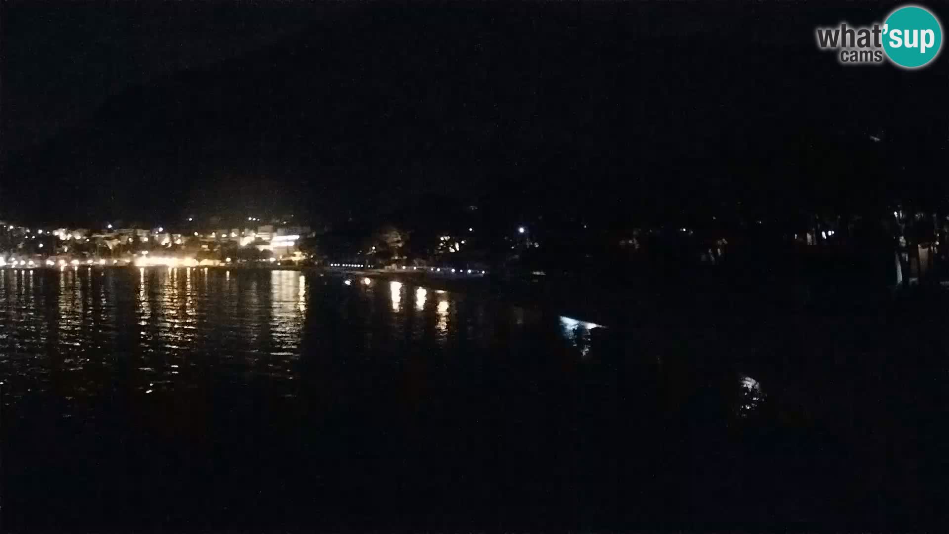 Spletna kamera – Baška Voda – Borik, pogled na plažo Nikolina