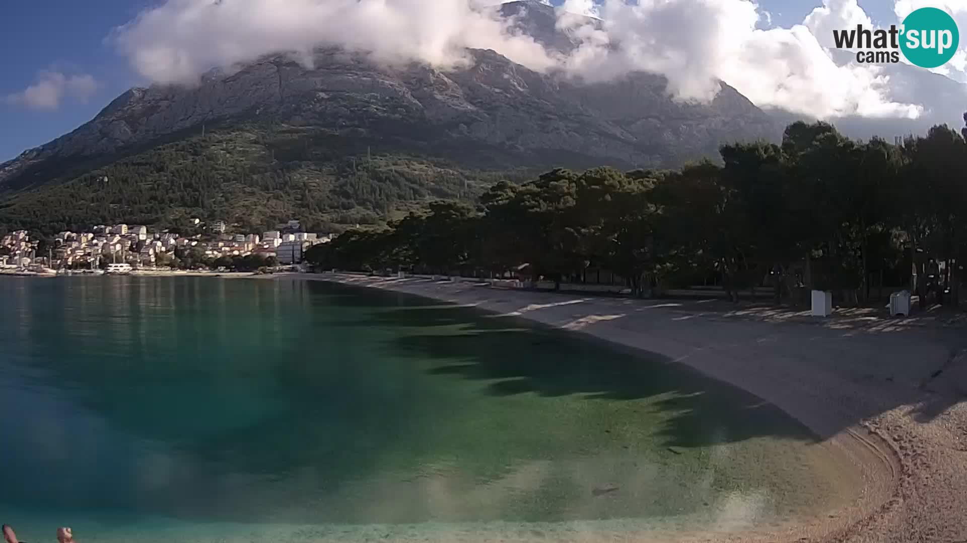 Webcam Baška Voda – Borik, Nikolina Strand