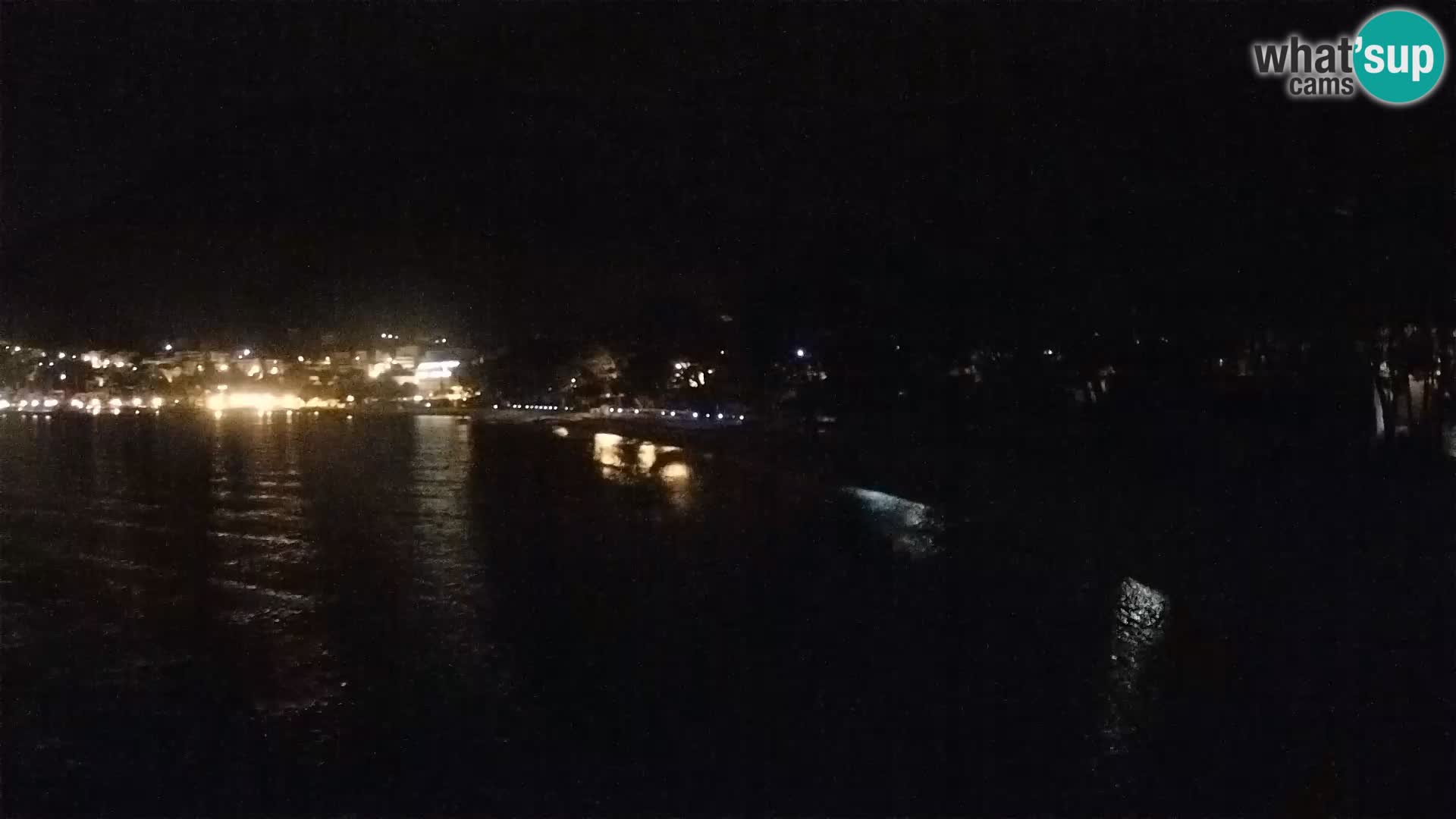 Webcam Live – Baška Voda – Borik, spiaggia Nikolina