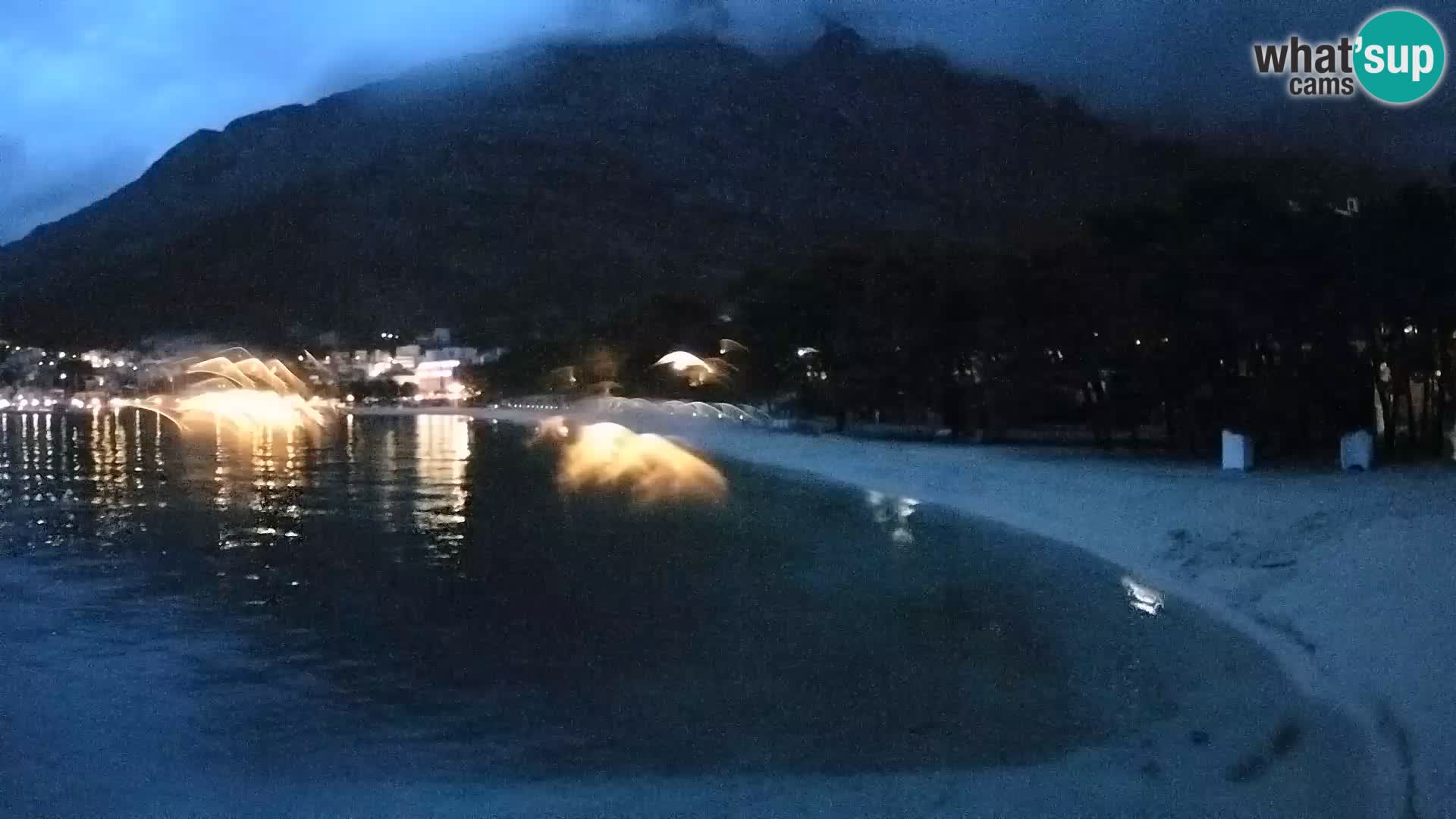 Webcam Baška Voda – Borik, plage Nikolina