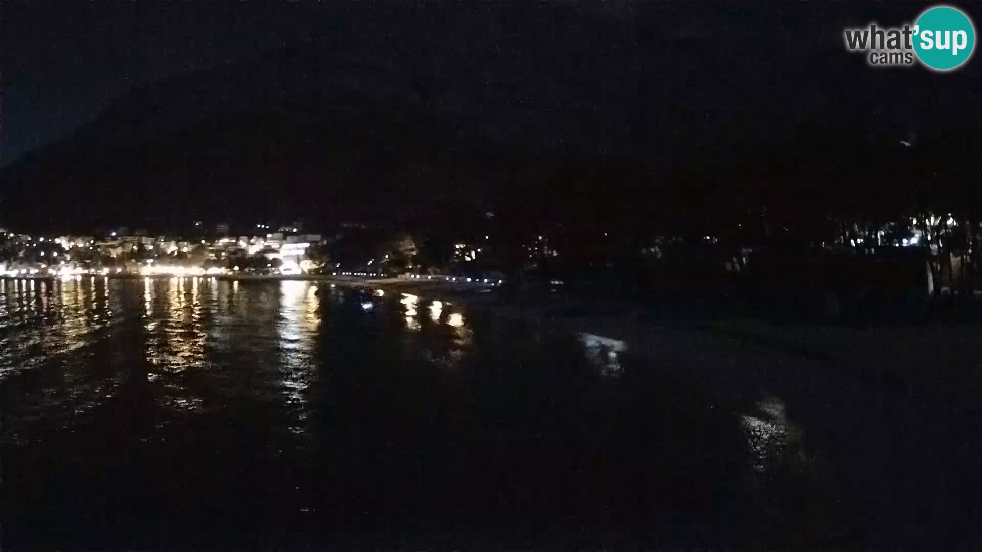 Spletna kamera – Baška Voda – Borik, pogled na plažo Nikolina