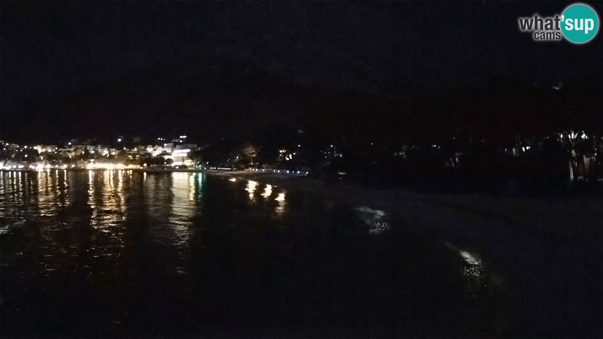 Webcam Live – Baška Voda – Borik, spiaggia Nikolina