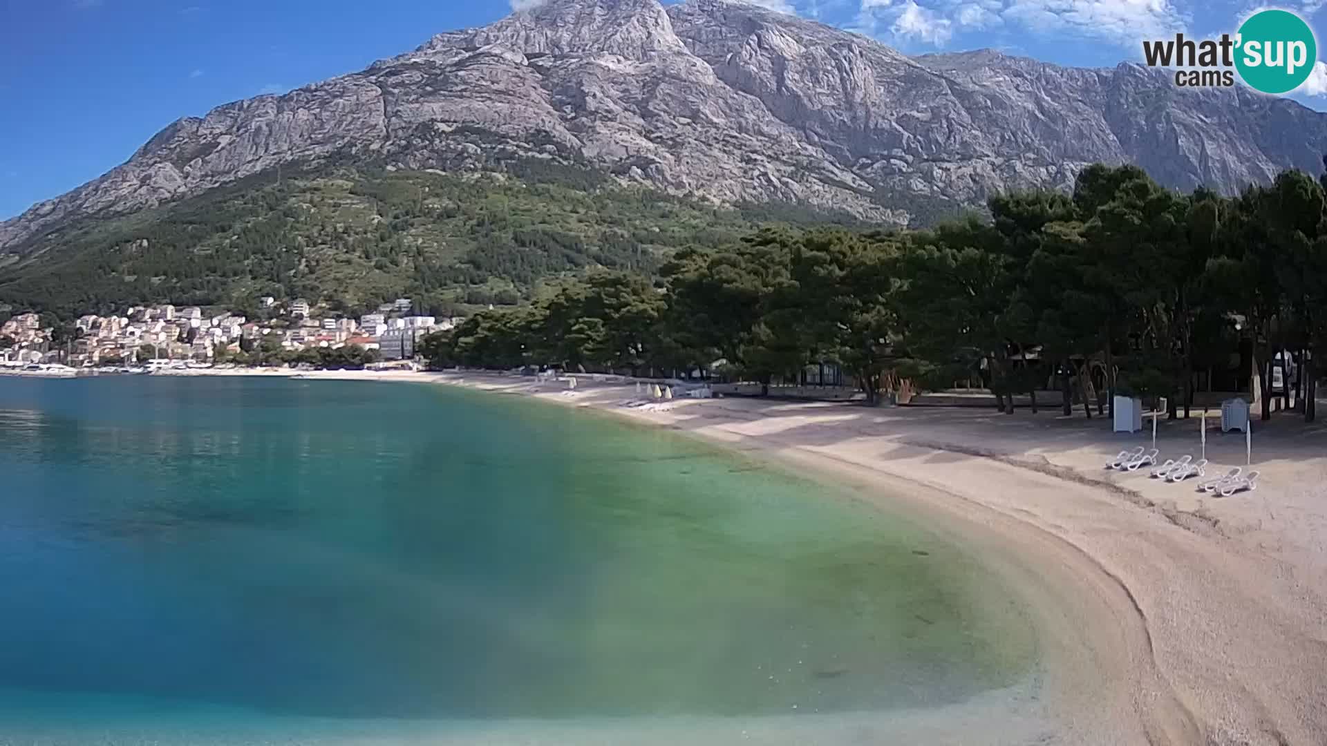 Webcam Live –  Baška Voda – Borik, Nikolina beach