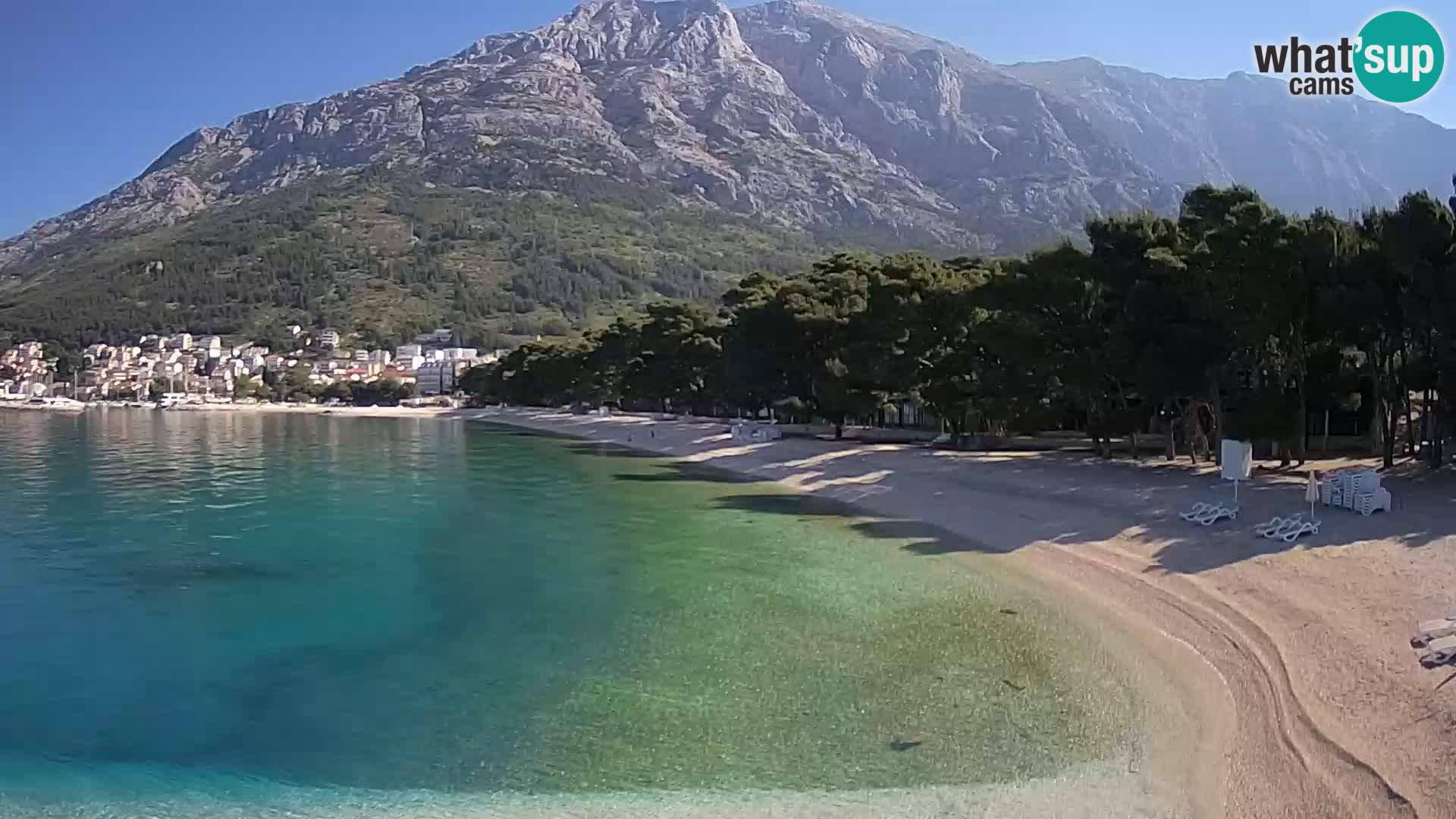 Webcam Live –  Baška Voda – Borik, Nikolina beach