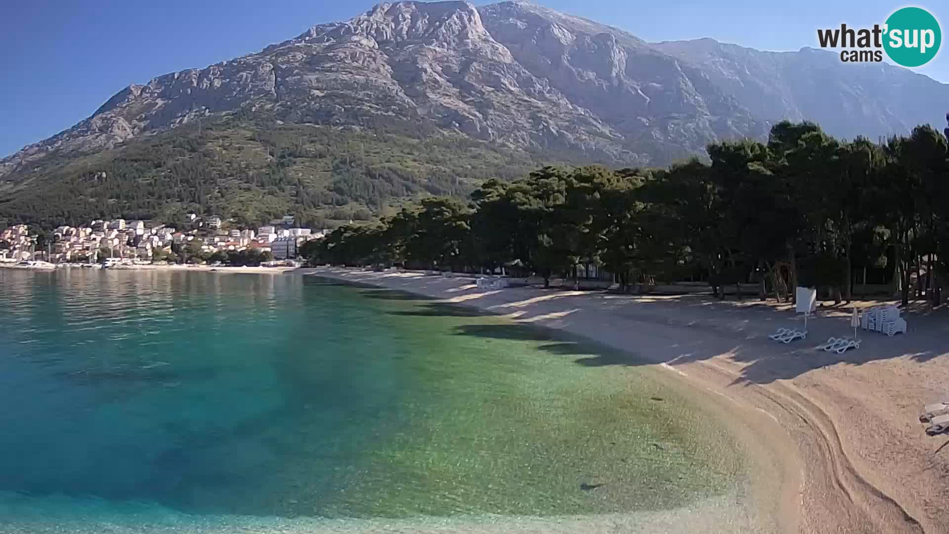 Webcam Live –  Baška Voda – Borik, Nikolina beach