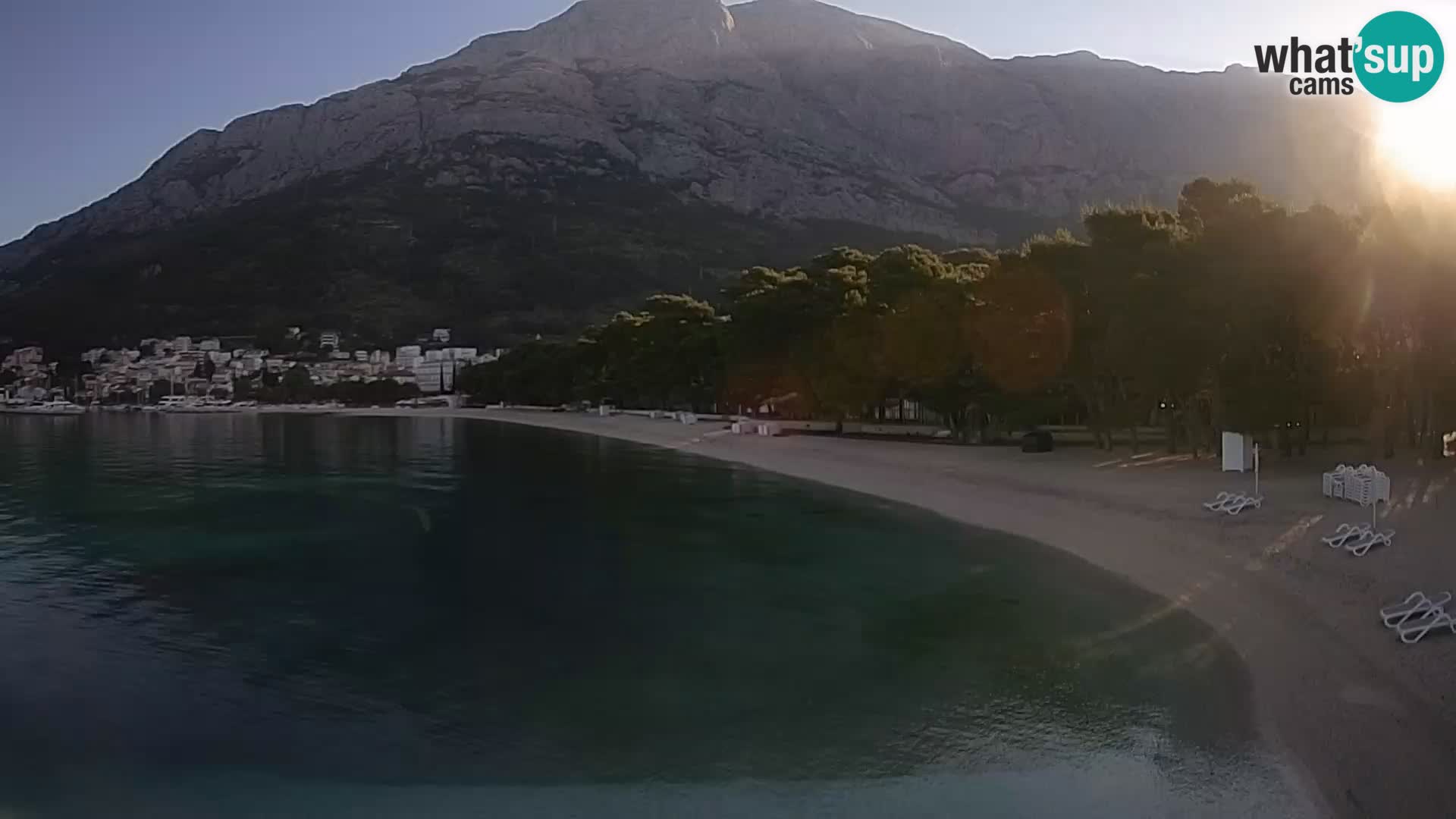 Webcam Baška Voda – Borik, plage Nikolina