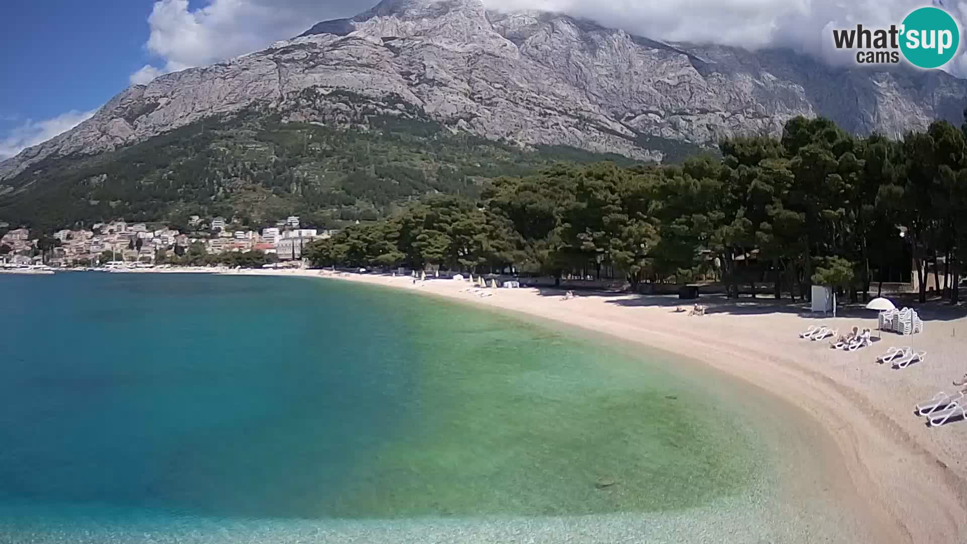Webcam Baška Voda – Borik, Nikolina Strand
