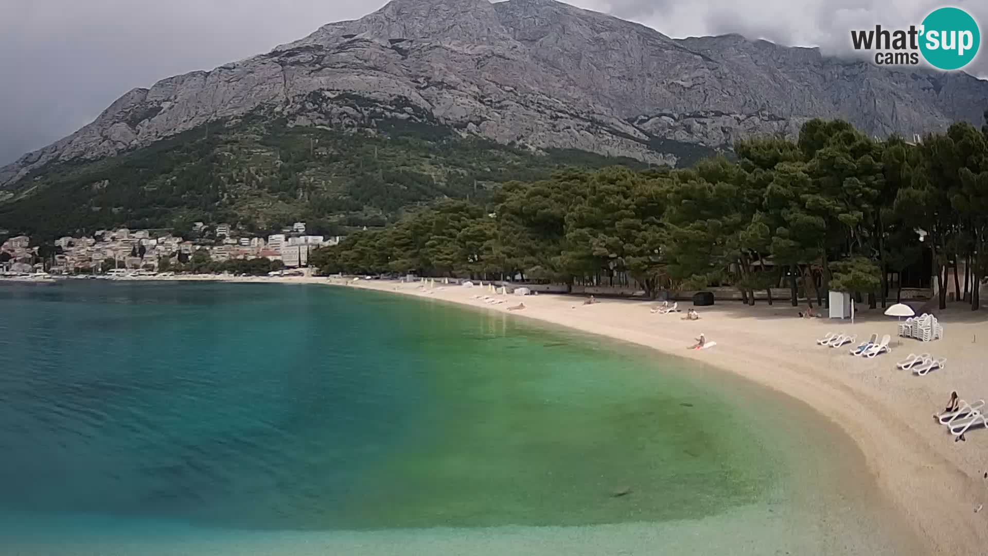 Webcam Live –  Baška Voda – Borik, Nikolina beach