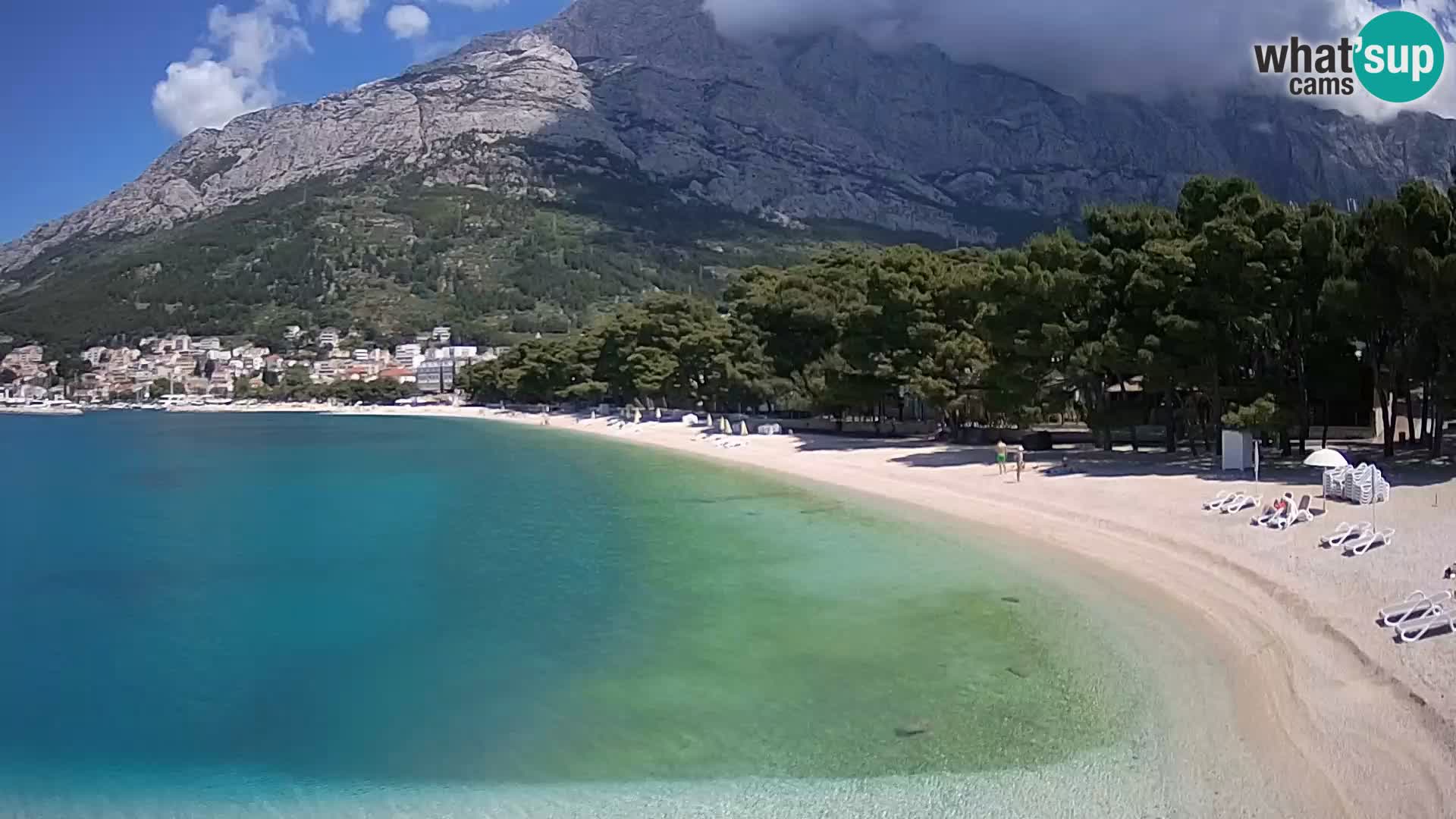 Webcam Live –  Baška Voda – Borik, Nikolina beach