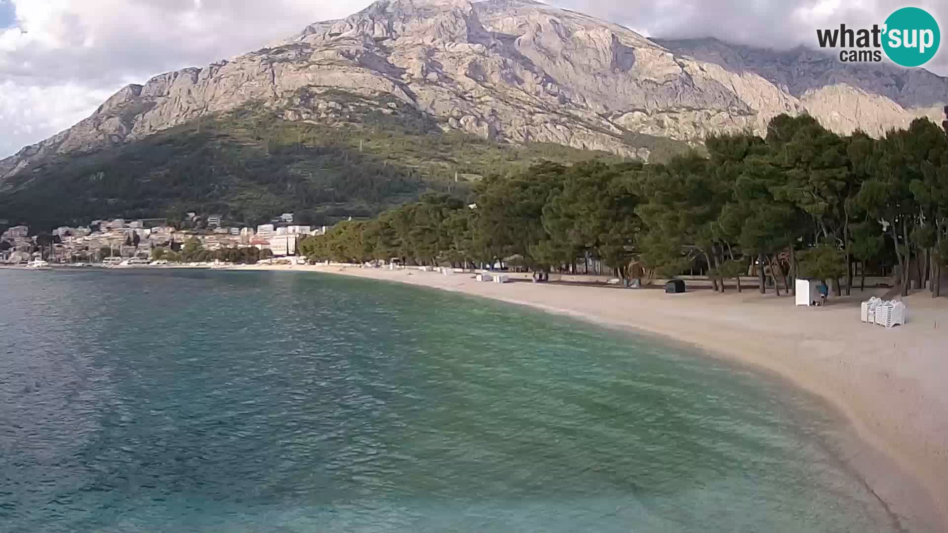 Webcam Live –  Baška Voda – Borik, Nikolina beach