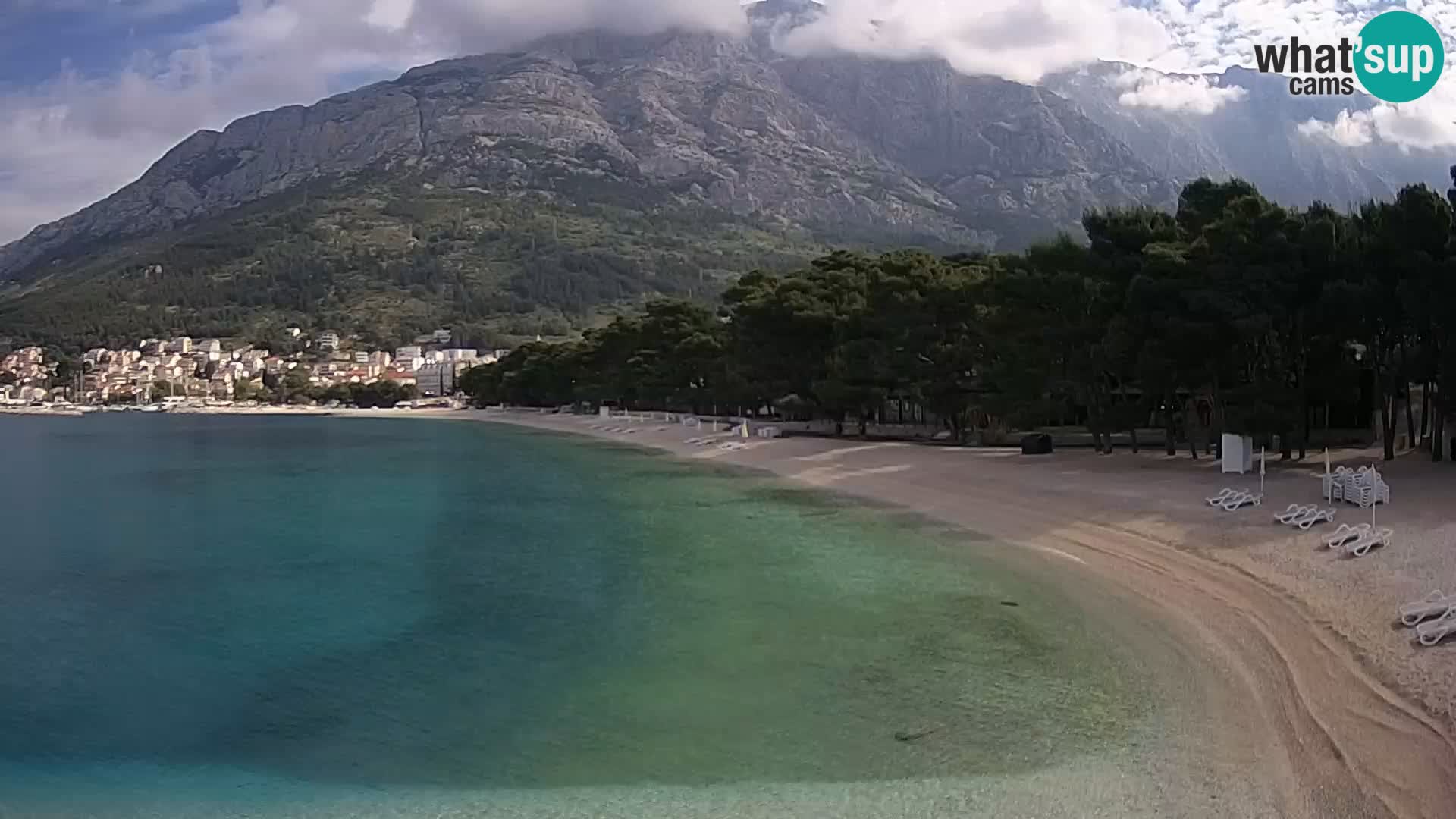 Webcam Live –  Baška Voda – Borik, Nikolina beach