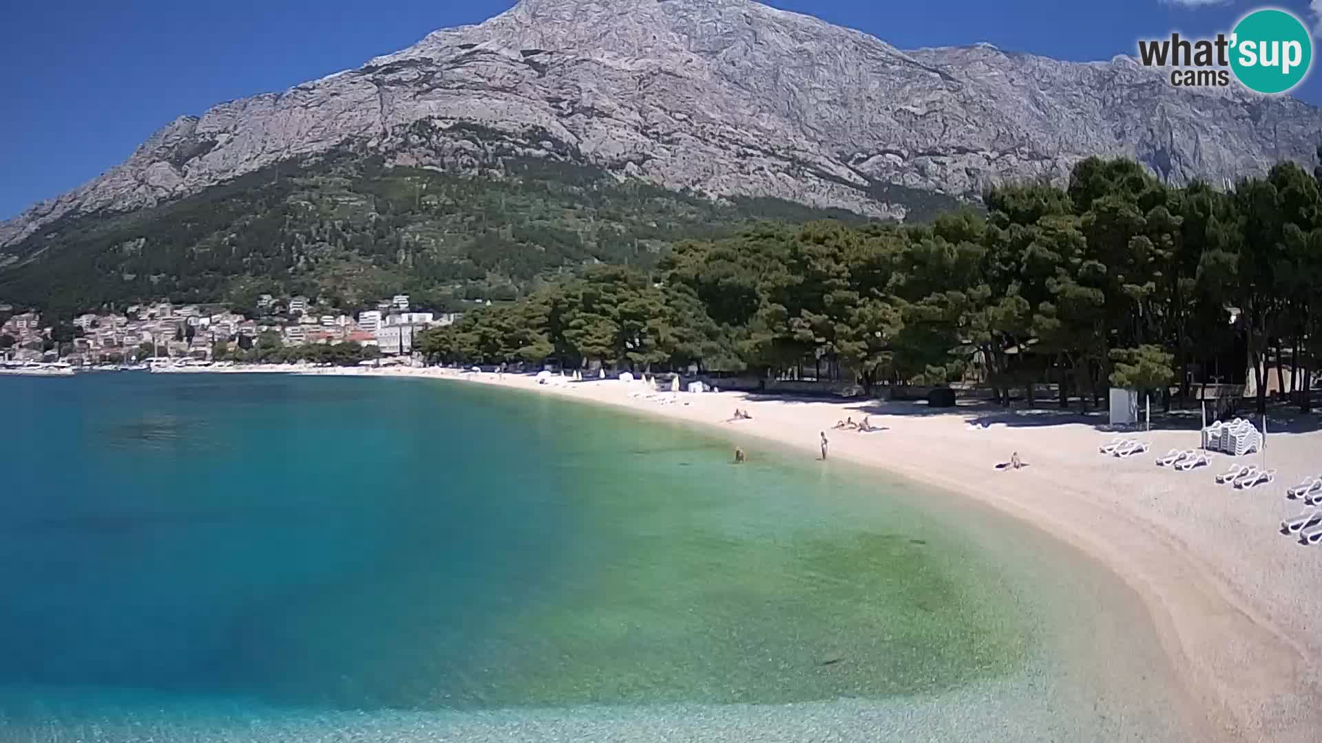 Webcam Live –  Baška Voda – Borik, Nikolina beach