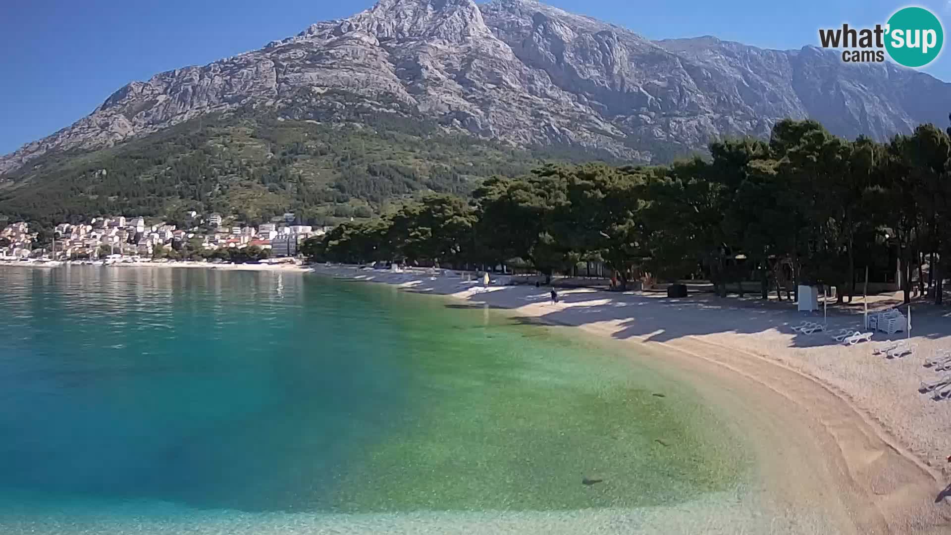 Webcam Live –  Baška Voda – Borik, Nikolina beach