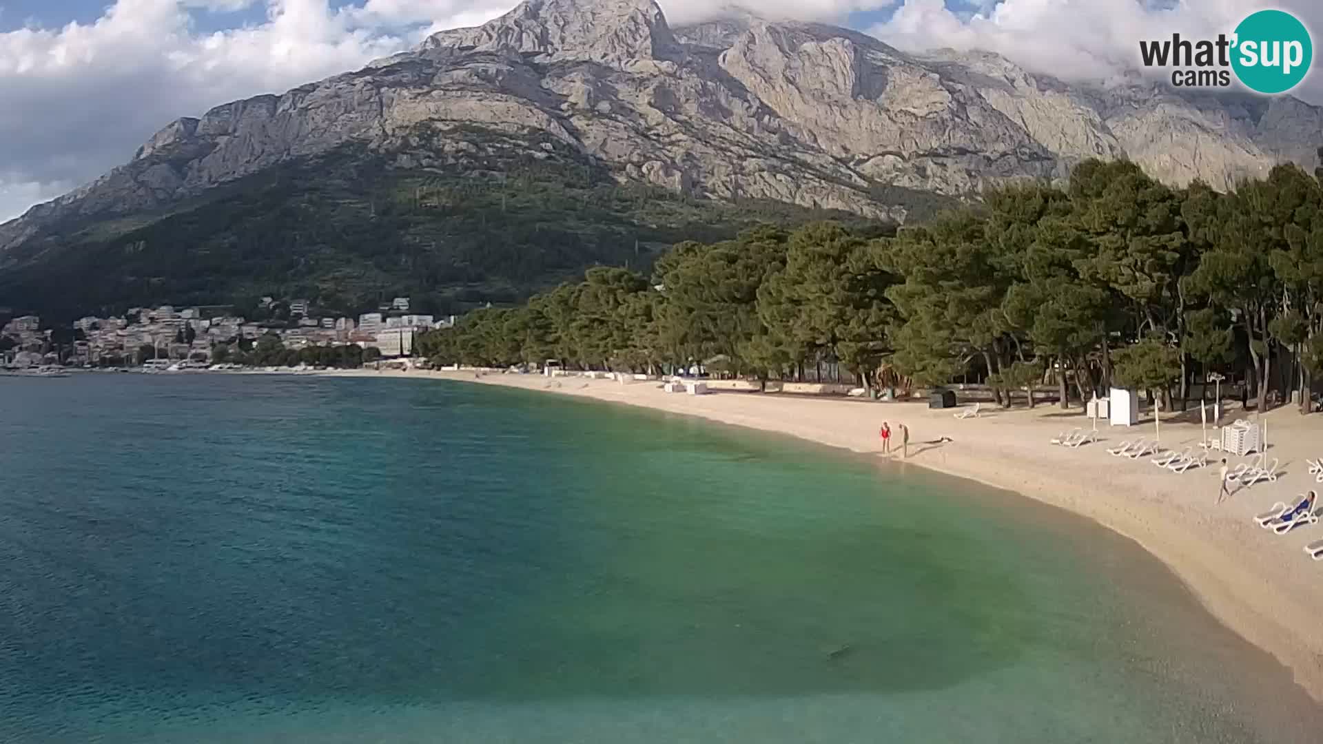 Webcam Live –  Baška Voda – Borik, Nikolina beach