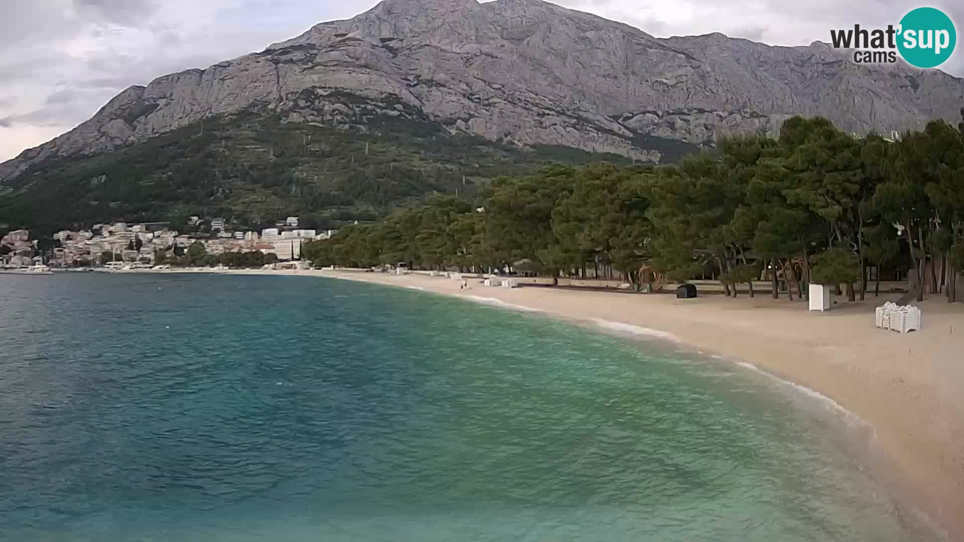 Webcam Live –  Baška Voda – Borik, Nikolina beach