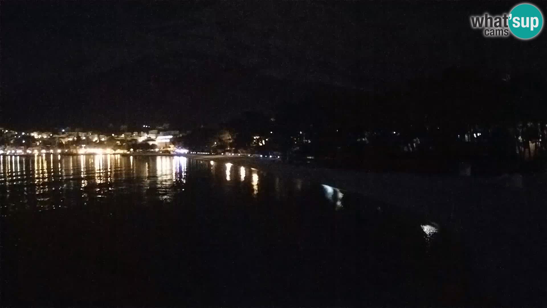 Webcam Live – Baška Voda – Borik, spiaggia Nikolina