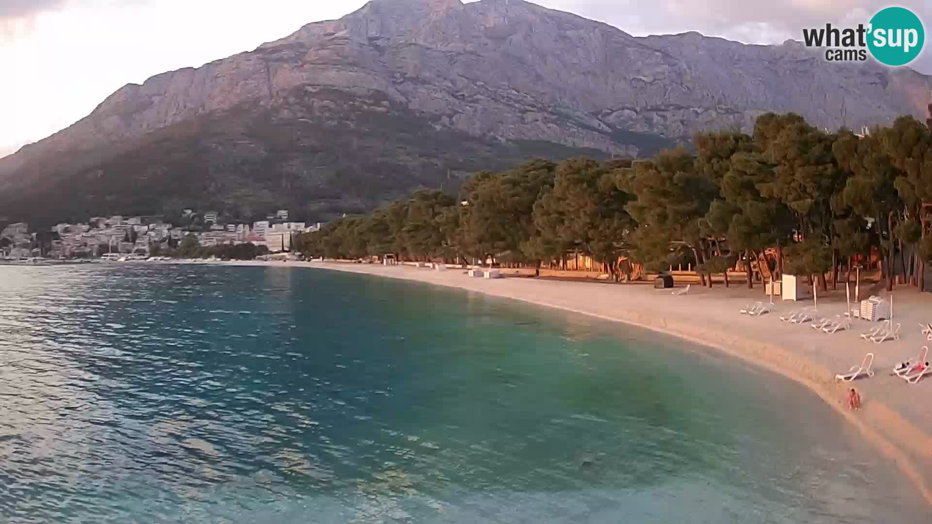 Webcam Live –  Baška Voda – Borik, Nikolina beach