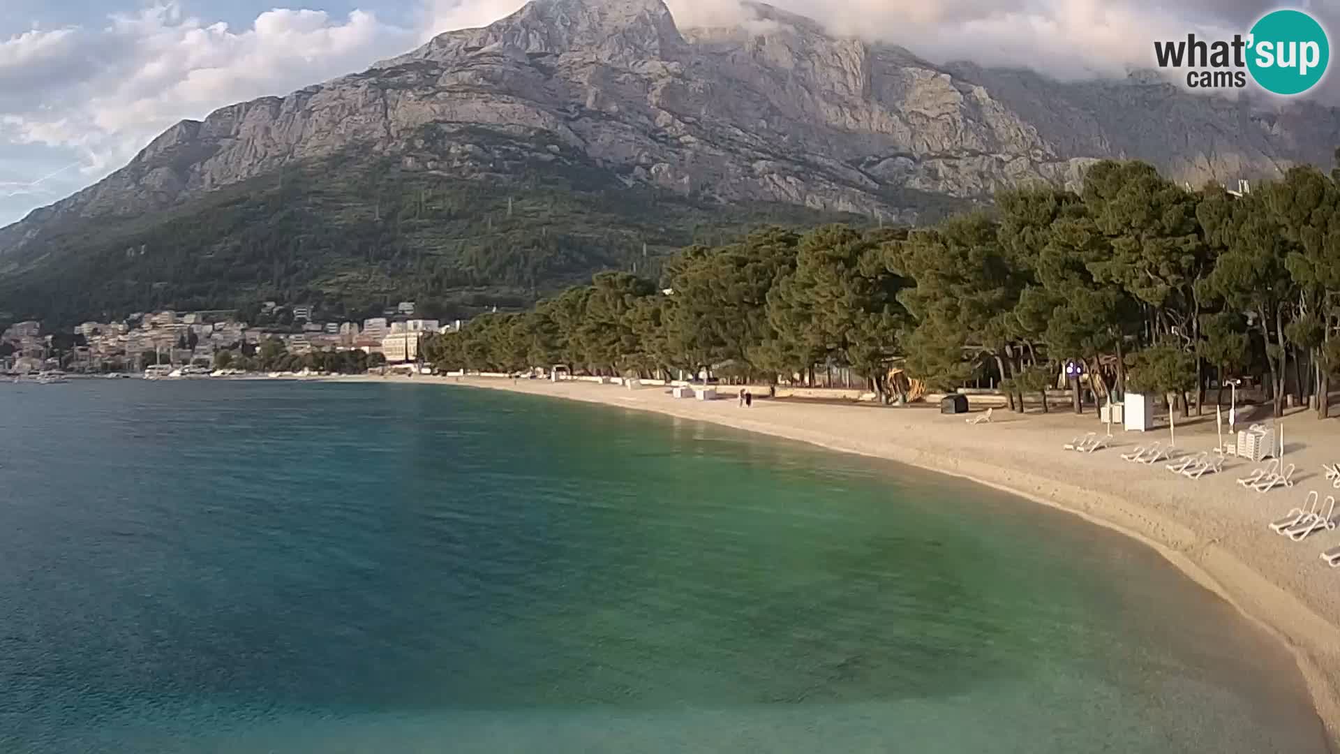 Webcam Live –  Baška Voda – Borik, Nikolina beach