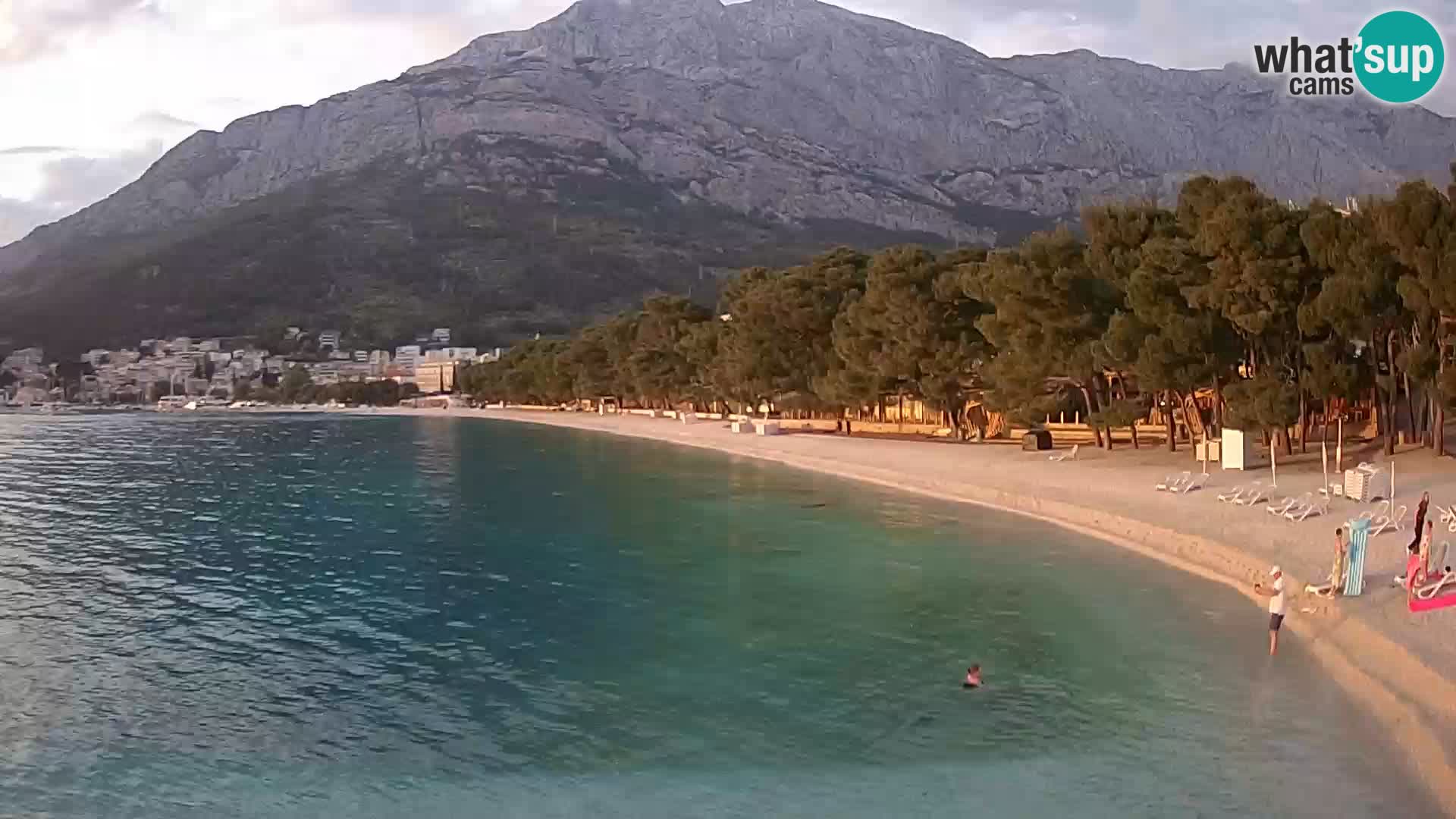 Webcam Live –  Baška Voda – Borik, Nikolina beach